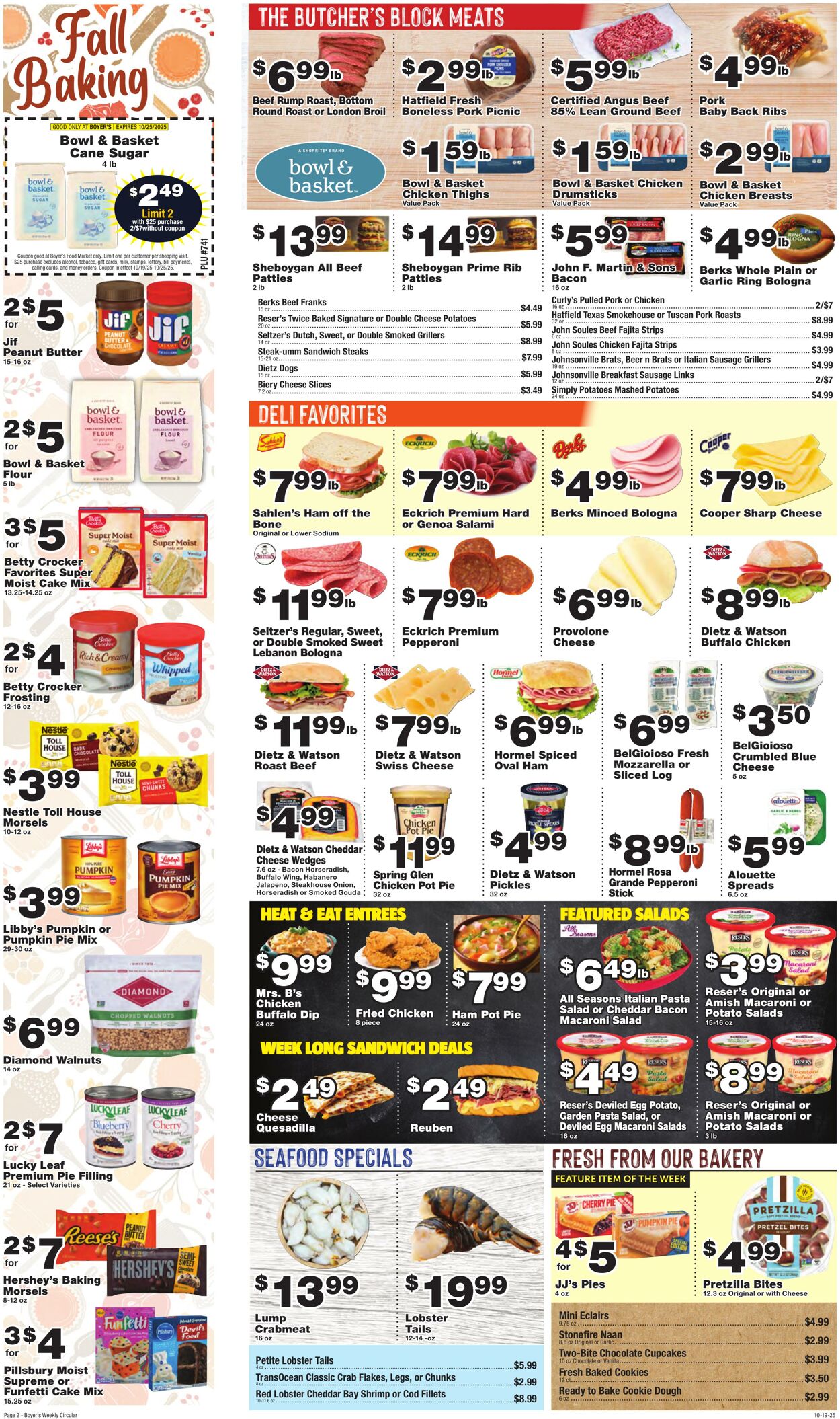 Weekly ad Boyer's 10/19/2025 - 10/25/2025