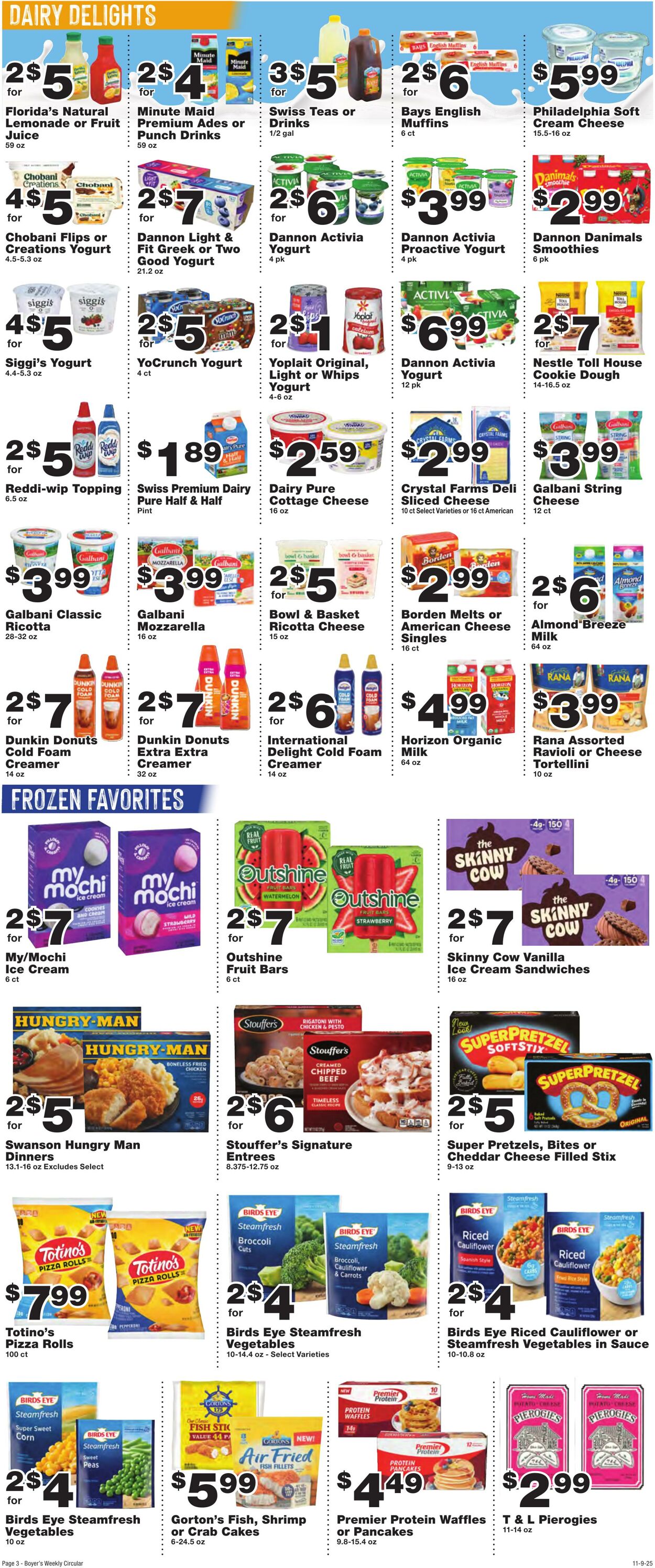 Weekly ad Boyer's 11/09/2025 - 11/15/2025