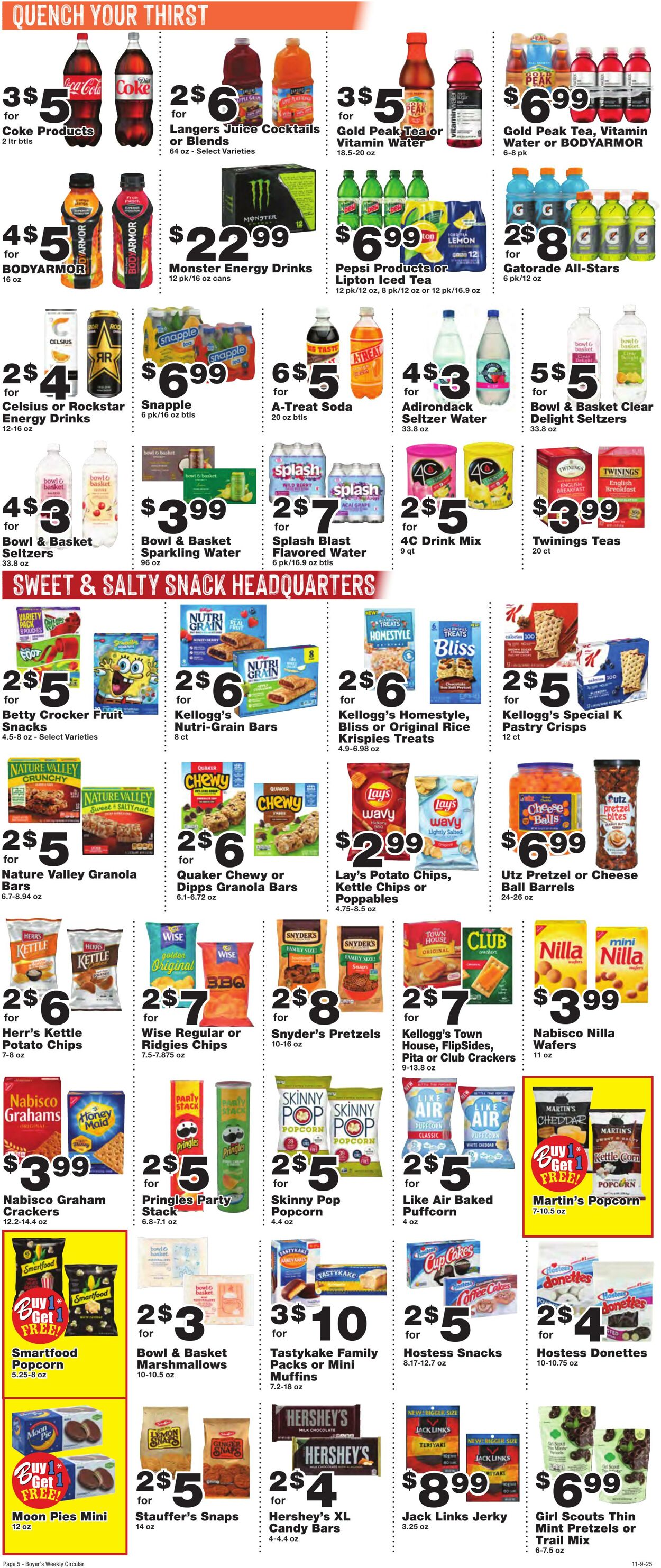 Weekly ad Boyer's 11/09/2025 - 11/15/2025