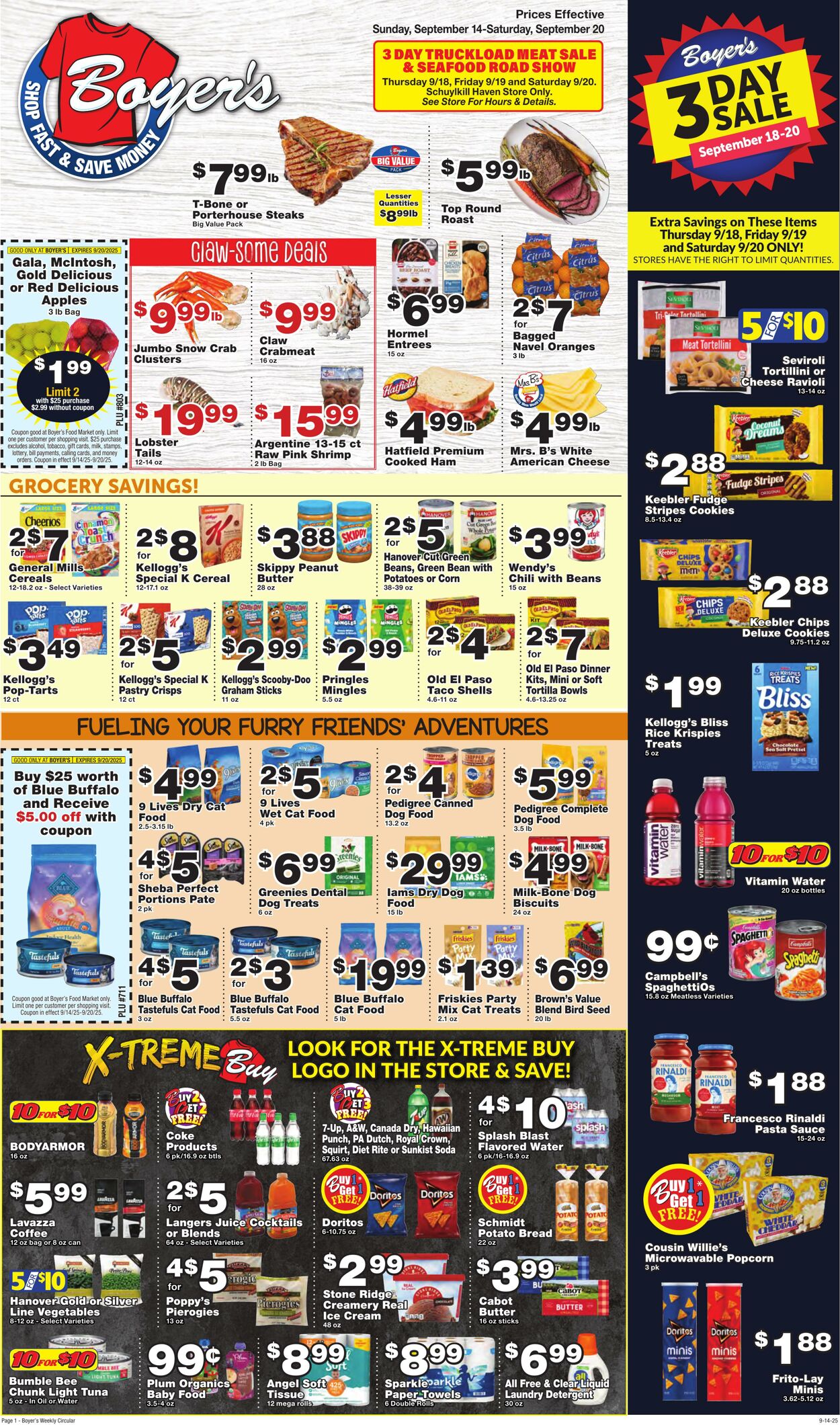 Weekly ad Boyer's 09/14/2025 - 09/20/2025