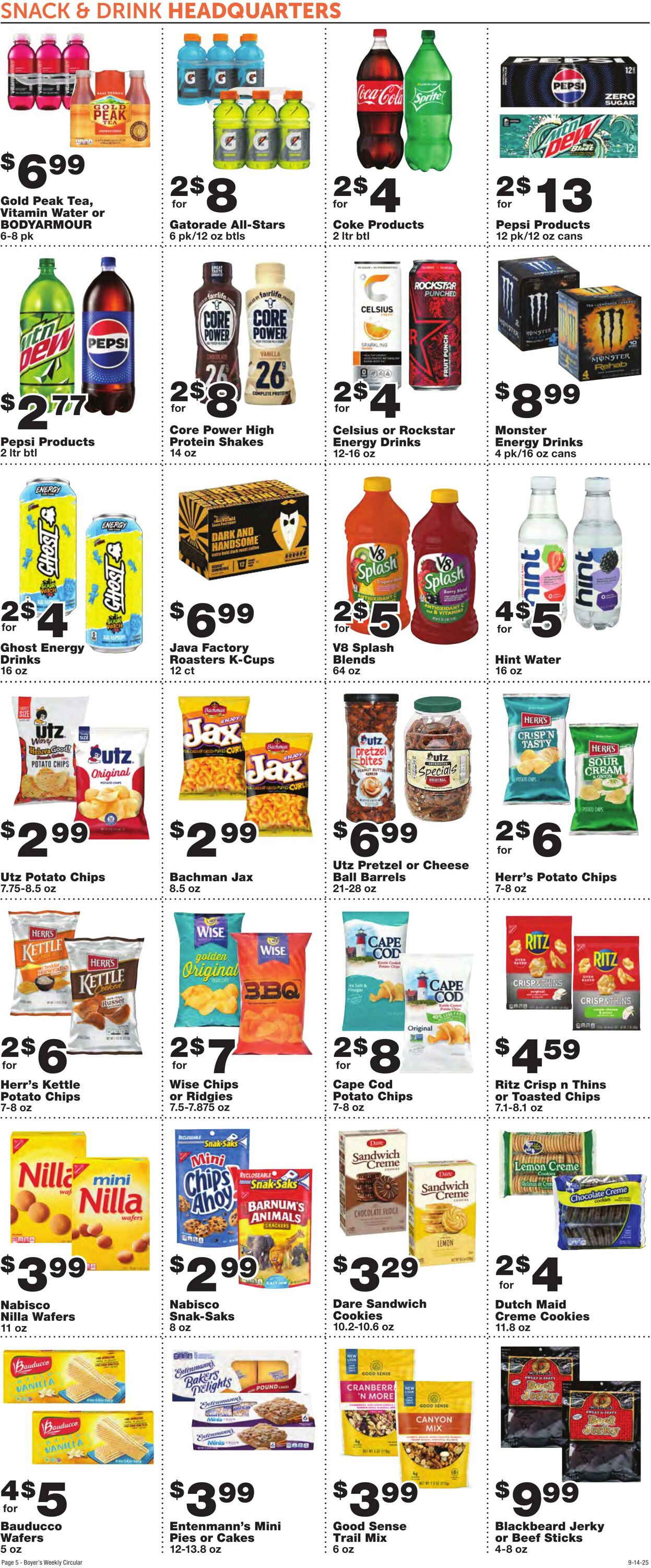 Weekly ad Boyer's 09/14/2025 - 09/20/2025