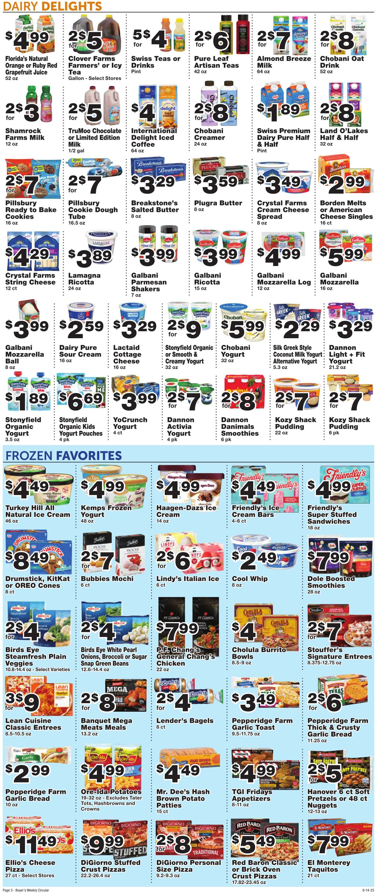 Weekly ad Boyer's 09/14/2025 - 09/20/2025