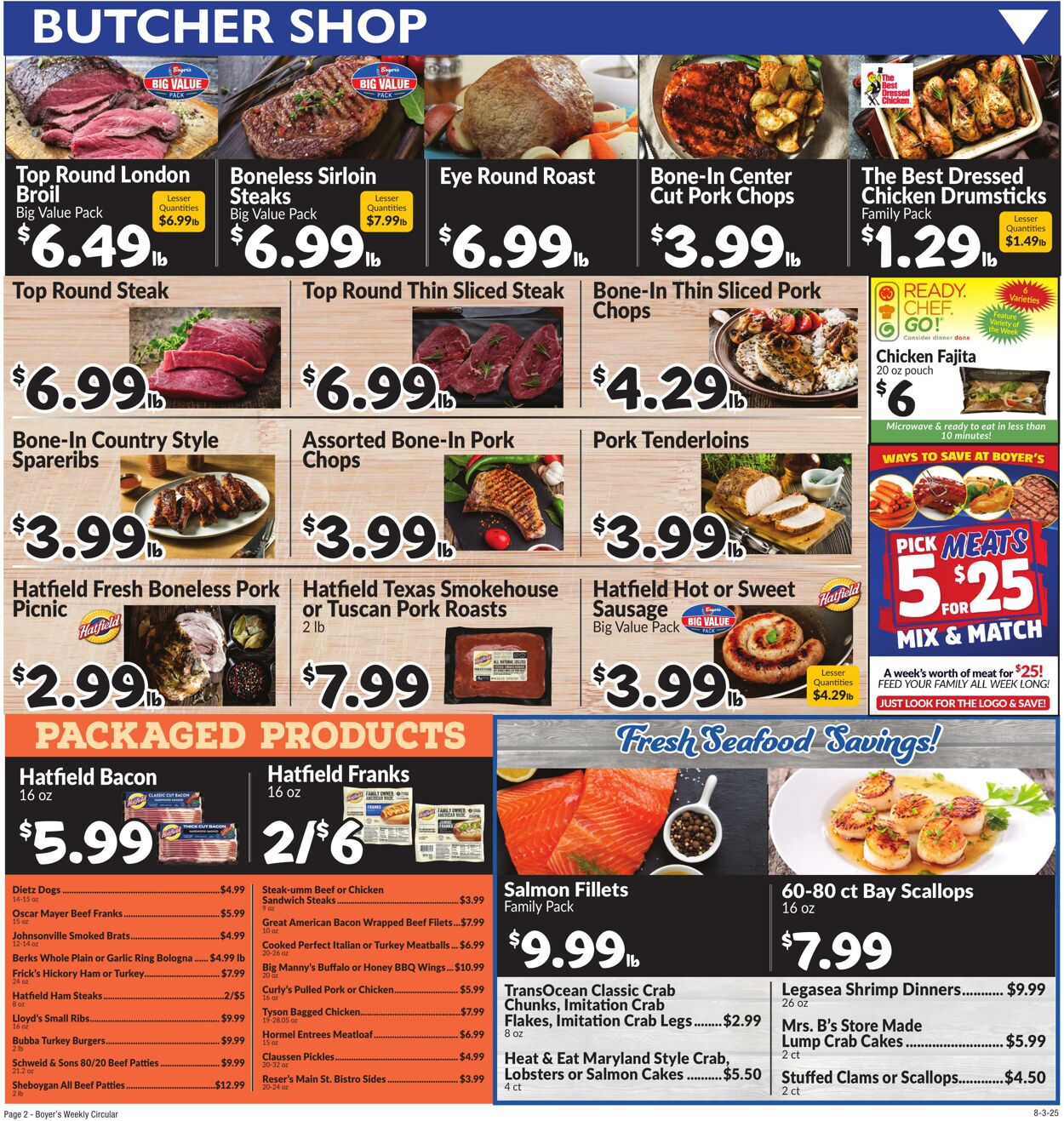 Weekly ad Boyer's 08/03/2025 - 08/09/2025