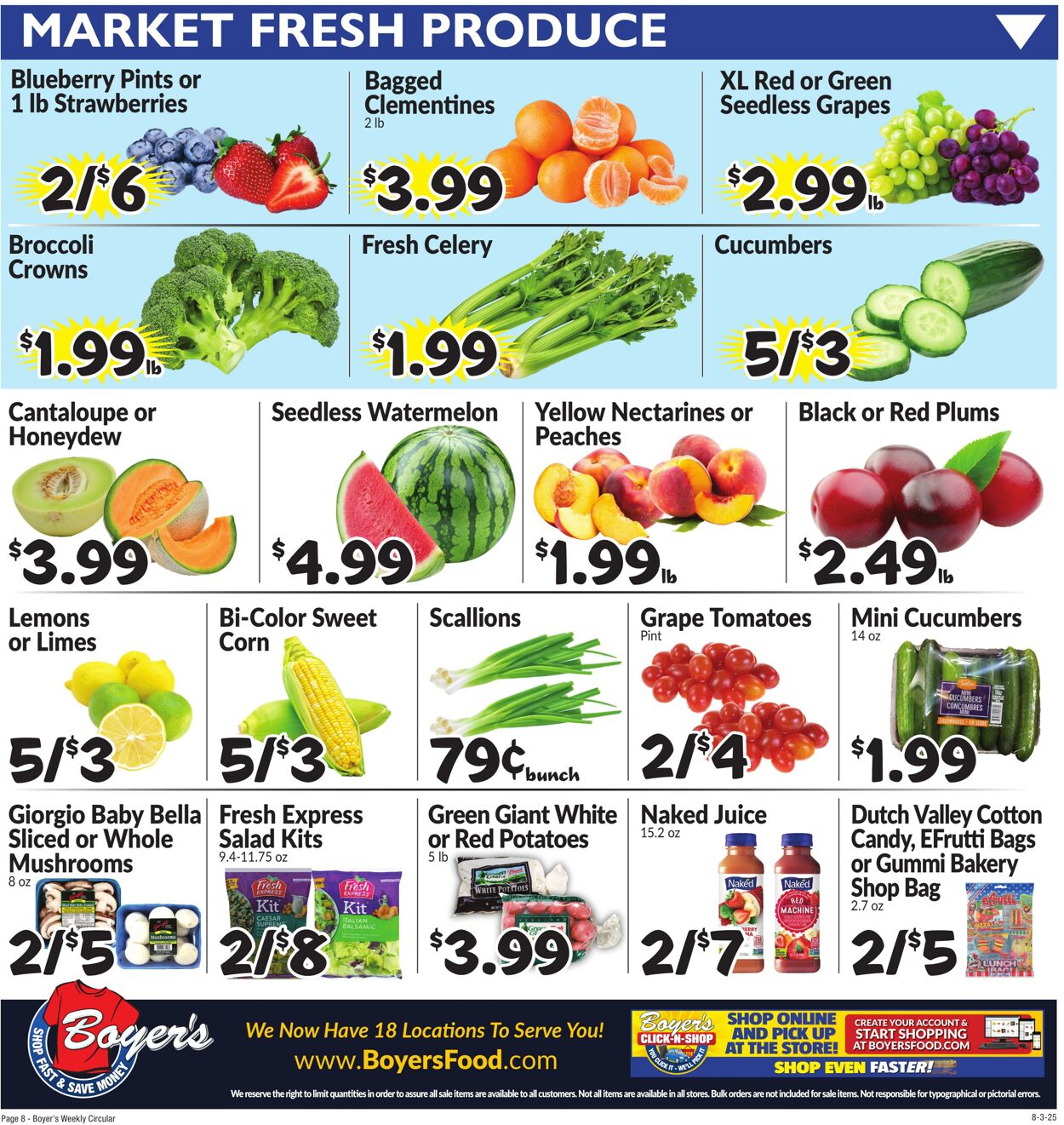Weekly ad Boyer's 08/03/2025 - 08/09/2025