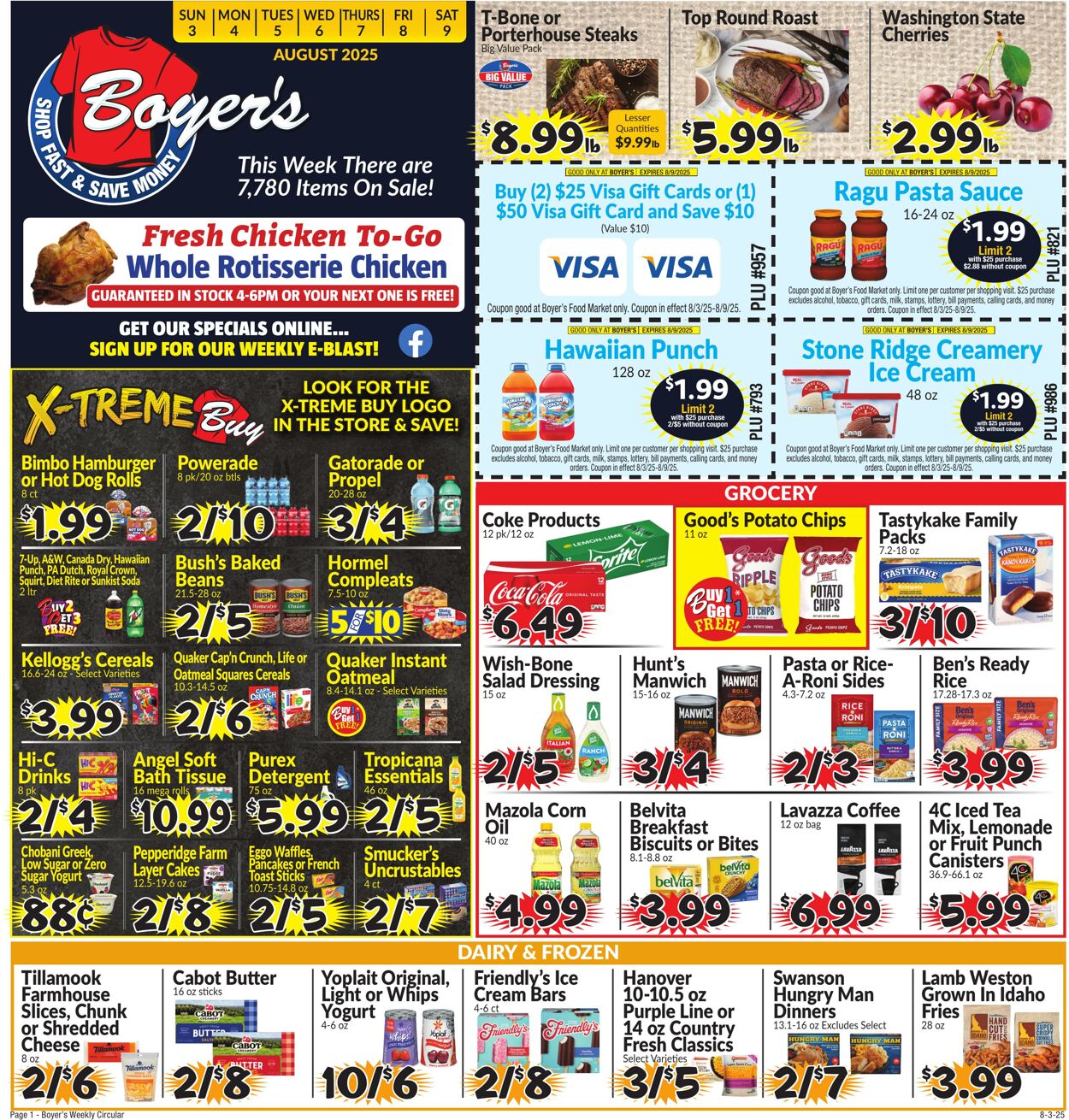 Weekly ad Boyer's 08/03/2025 - 08/09/2025