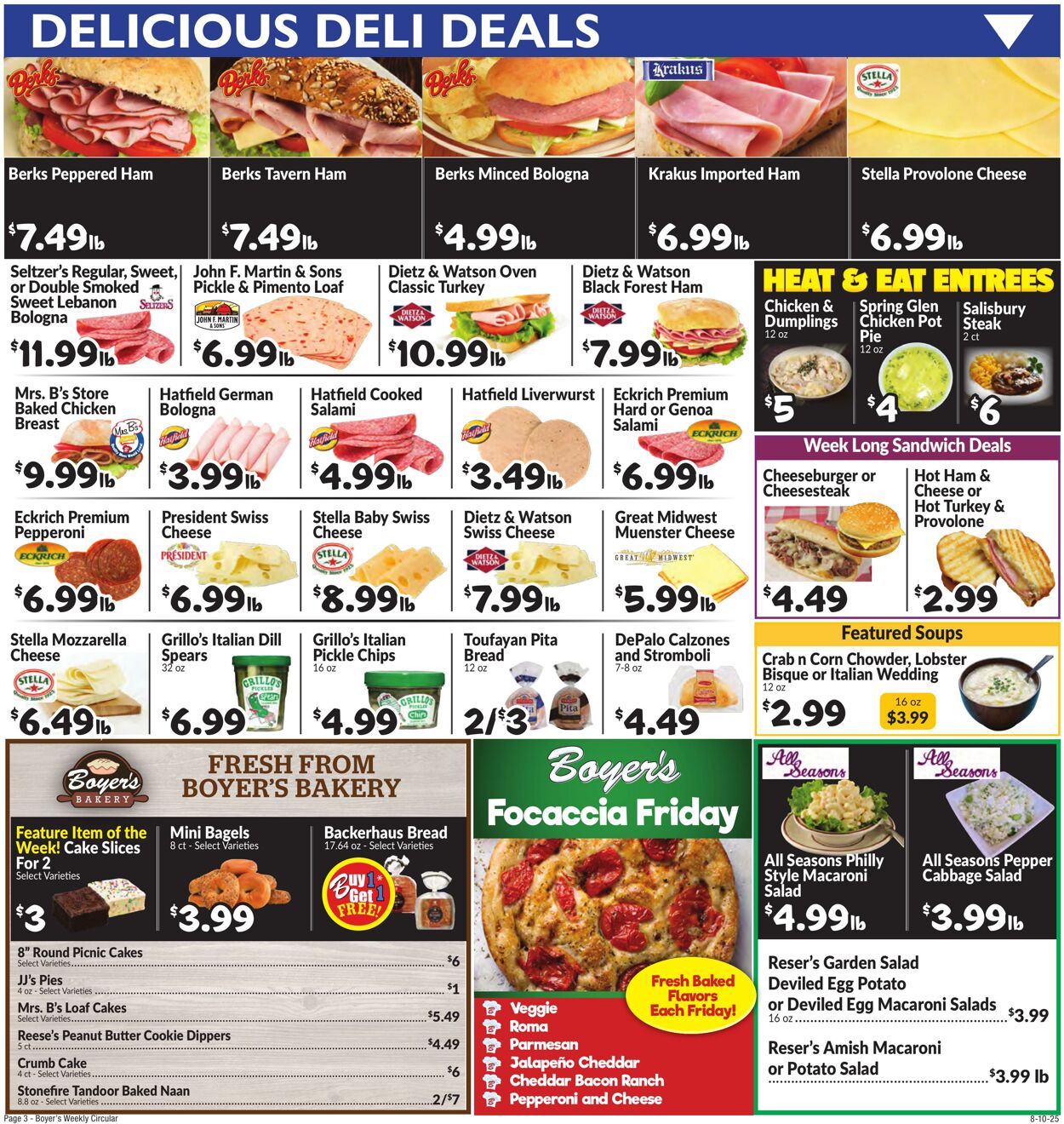 Weekly ad Boyer's 08/10/2025 - 08/16/2025