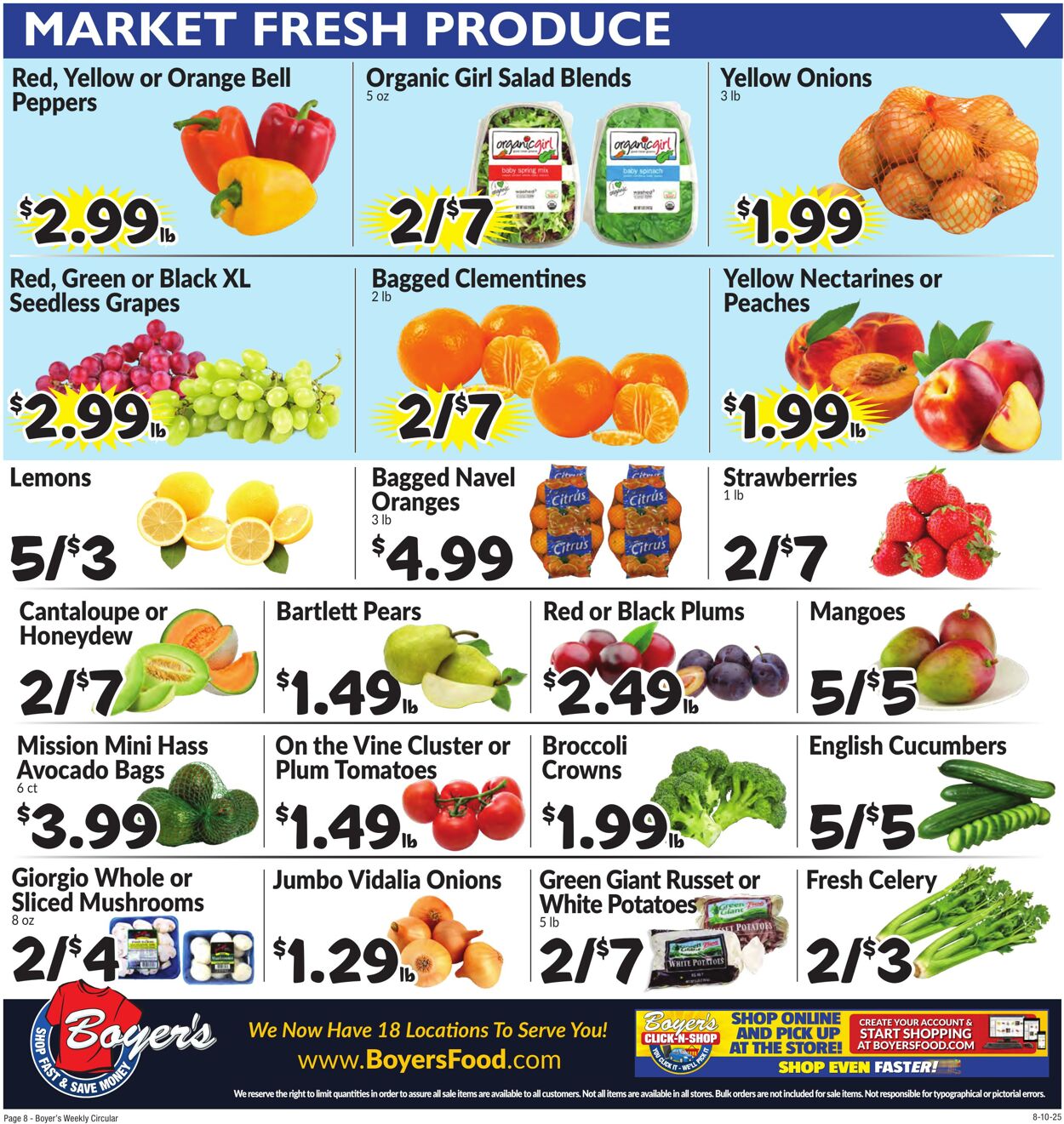 Weekly ad Boyer's 08/10/2025 - 08/16/2025
