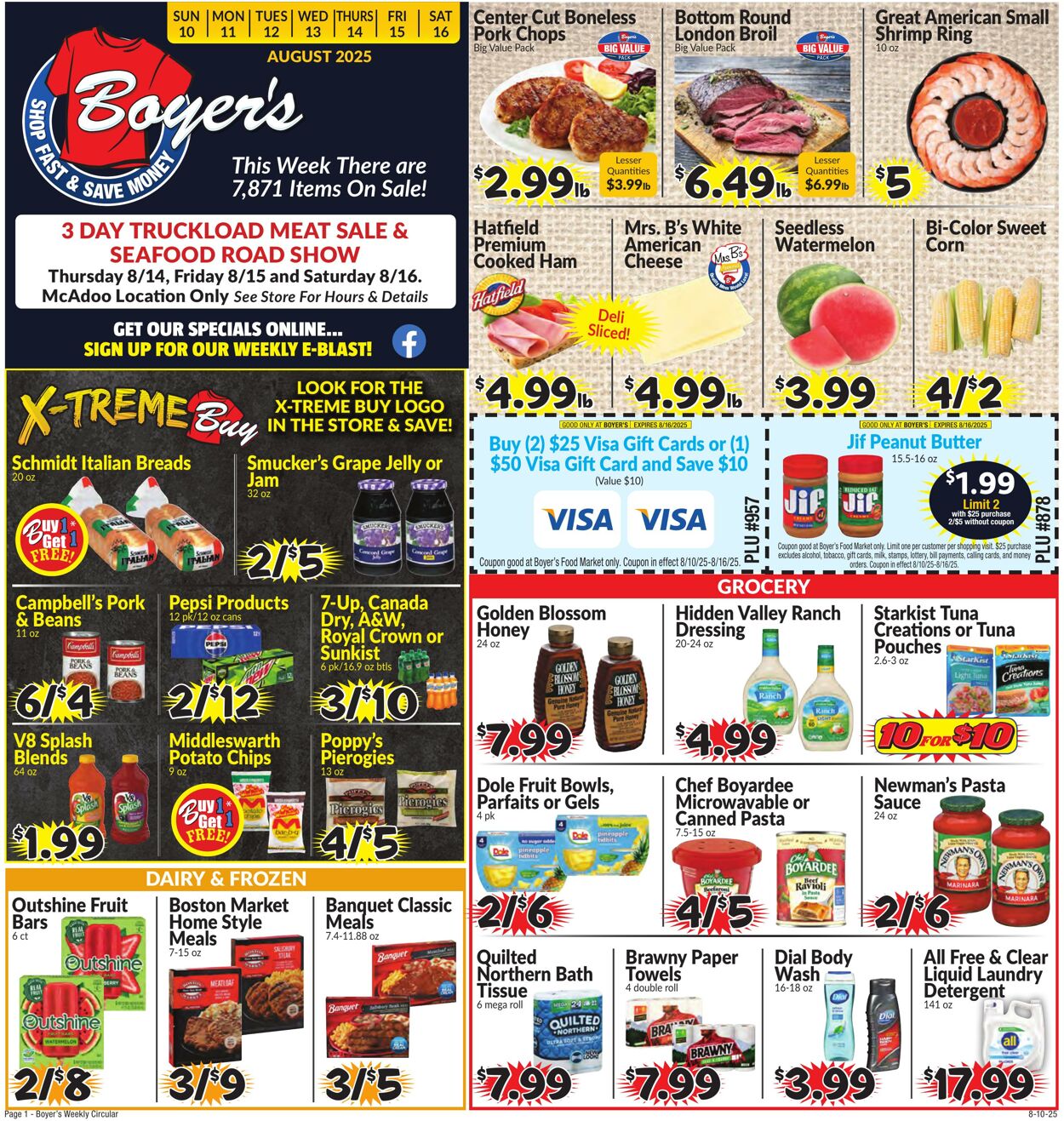 Weekly ad Boyer's 08/10/2025 - 08/16/2025