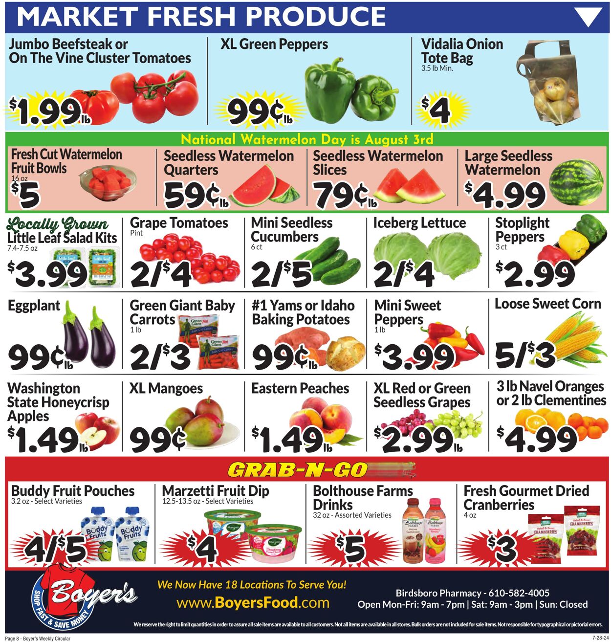 Weekly ad Boyer's 07/28/2024 - 08/03/2024