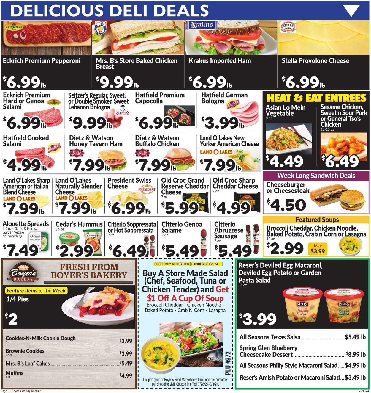 Weekly ad Boyer's 07/28/2024 - 08/03/2024