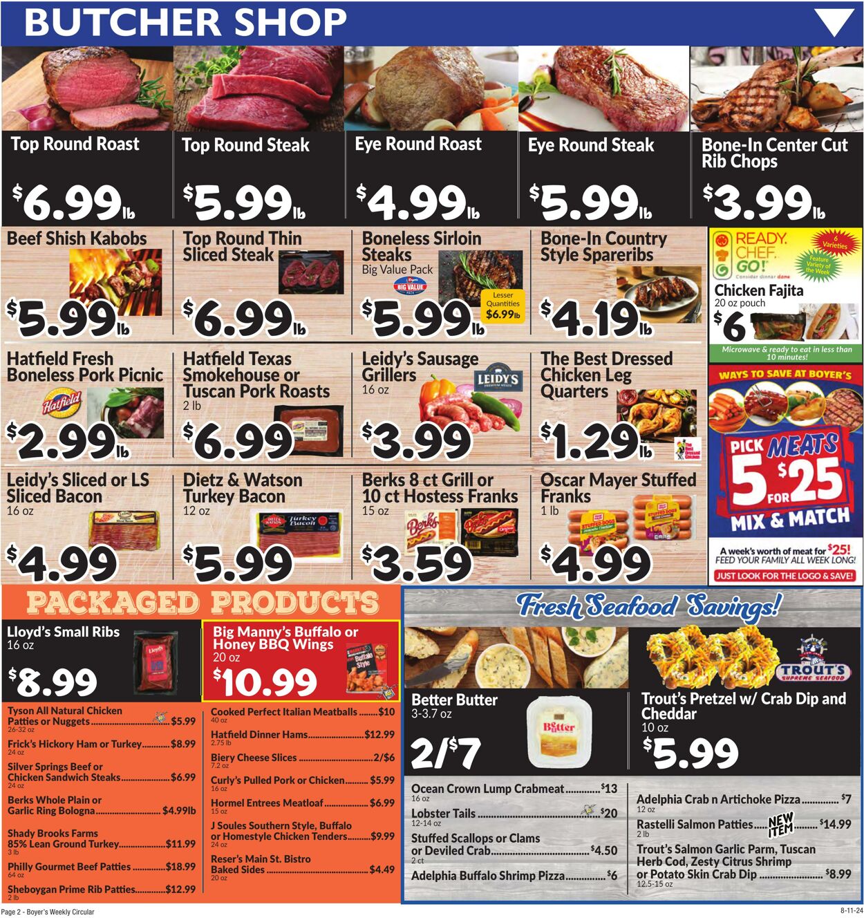 Weekly ad Boyer's 08/11/2024 - 08/17/2024