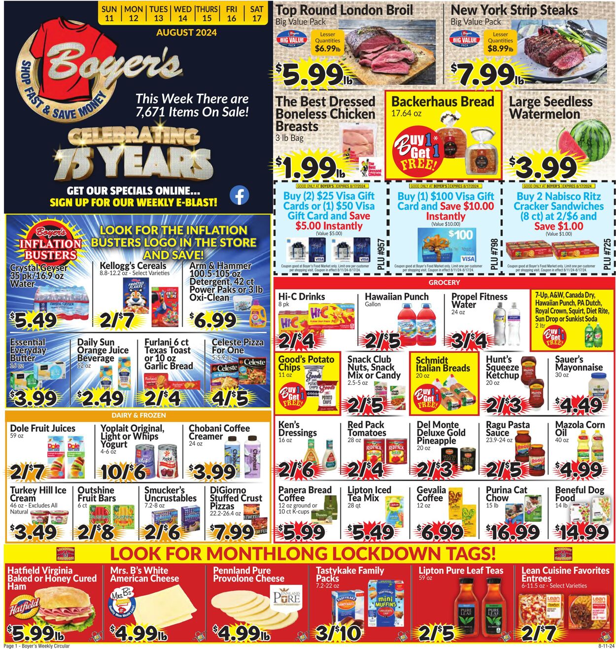 Weekly ad Boyer's 08/11/2024 - 08/17/2024