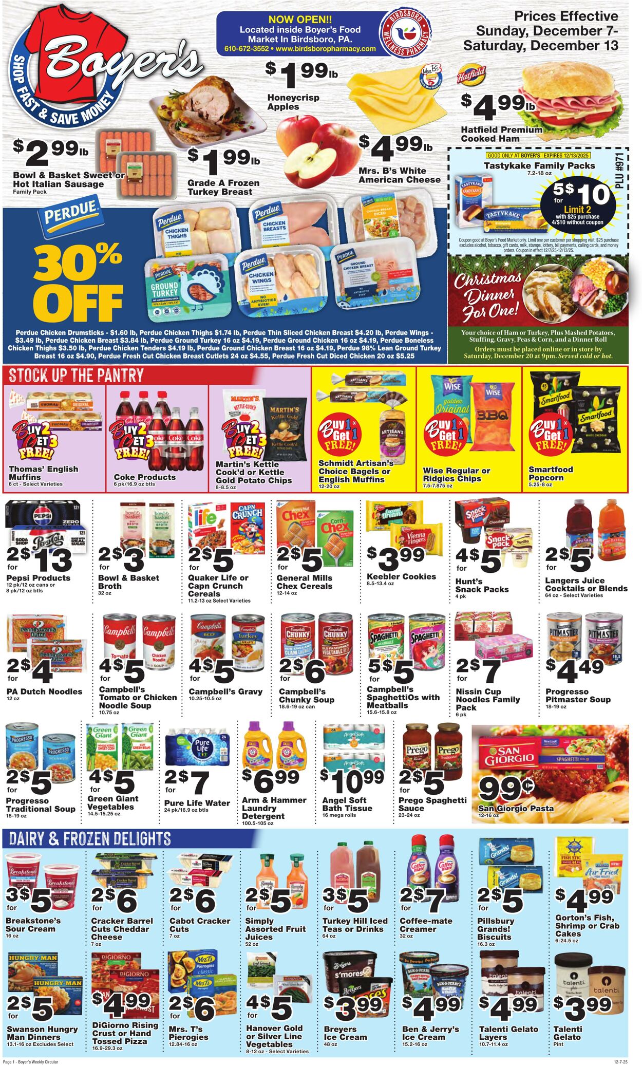Weekly ad Boyer's 12/07/2025 - 12/13/2025