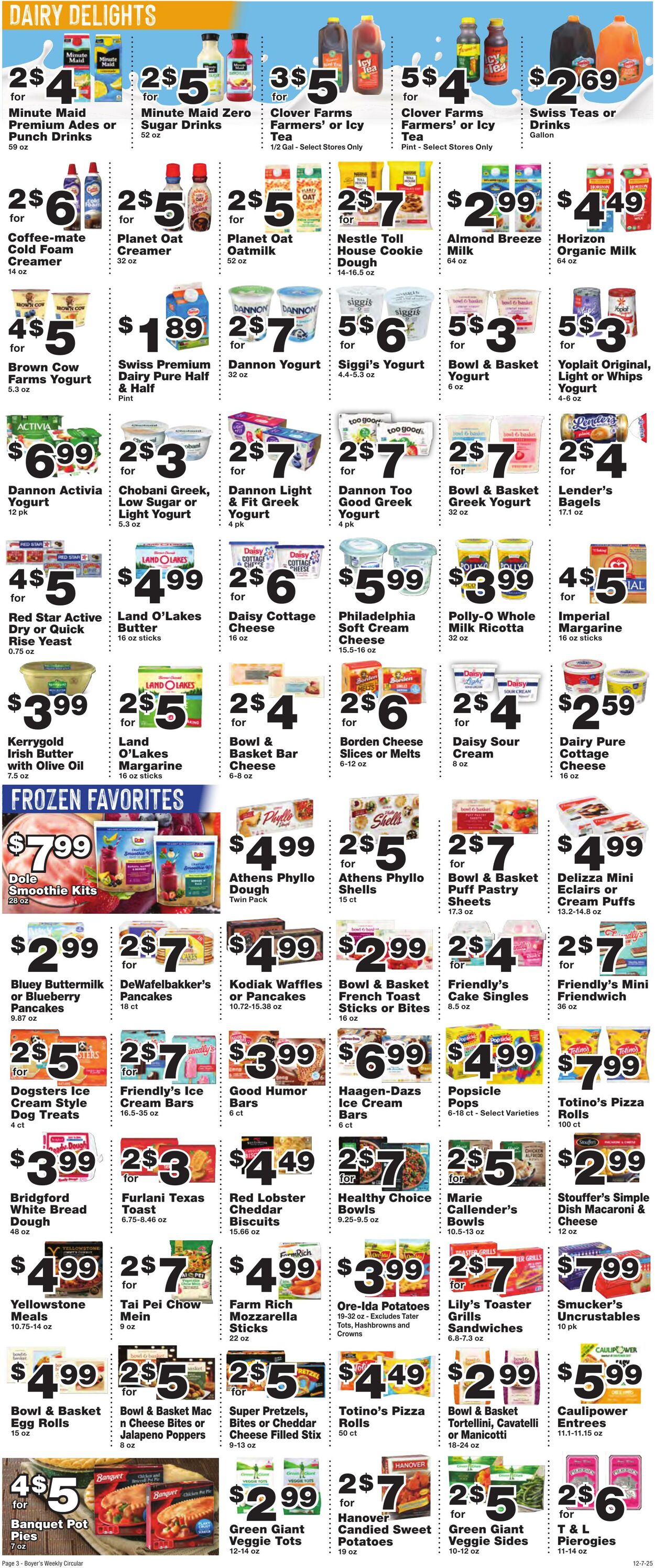 Weekly ad Boyer's 12/07/2025 - 12/13/2025