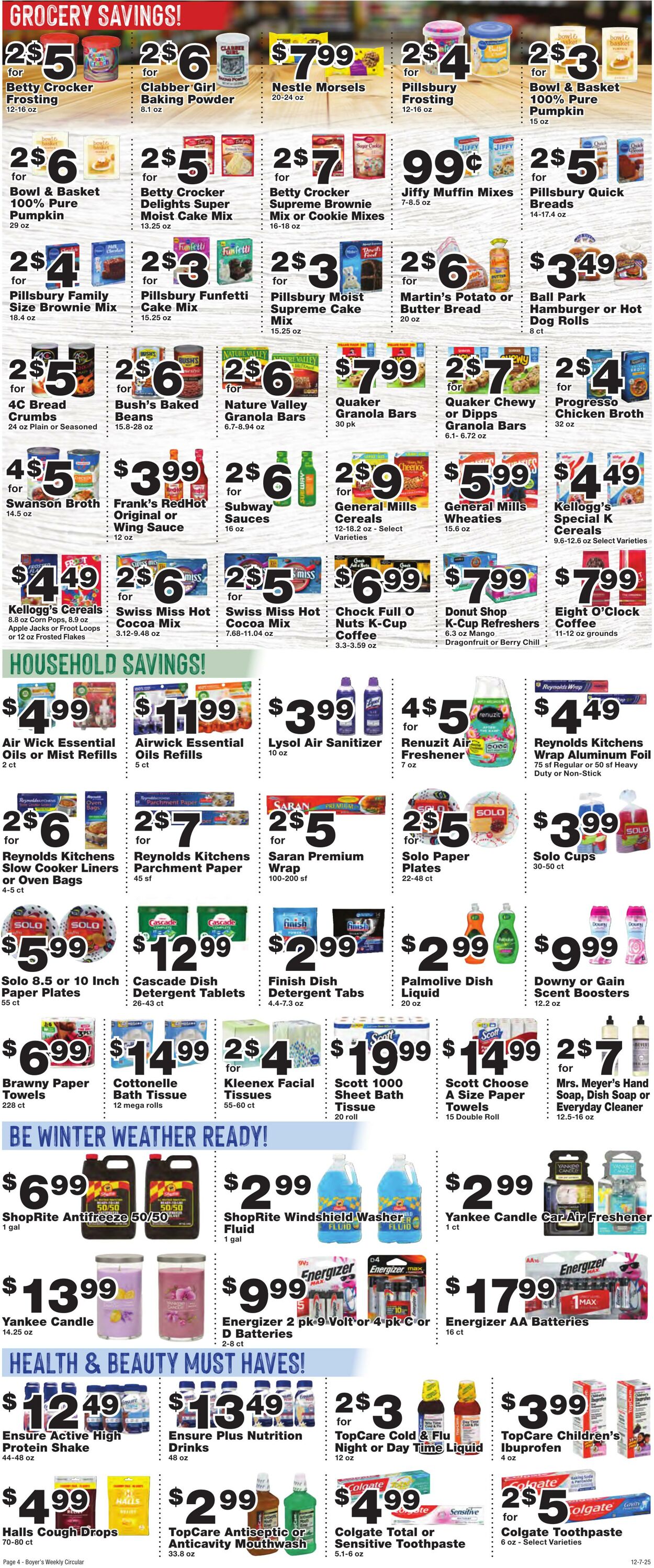 Weekly ad Boyer's 12/07/2025 - 12/13/2025