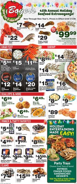 Weekly ad Boyer's 12/21/2025 - 12/27/2025