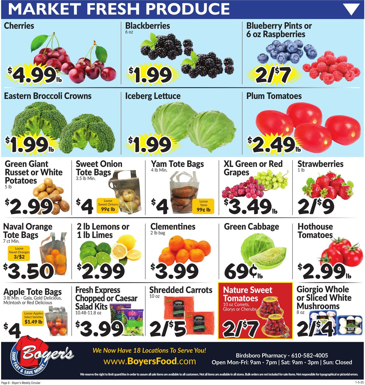 Weekly ad Boyer's 01/05/2025 - 01/11/2025