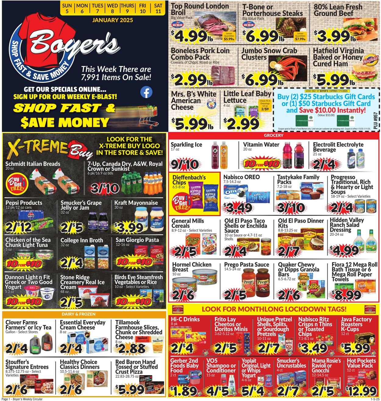 Weekly ad Boyer's 01/05/2025 - 01/11/2025