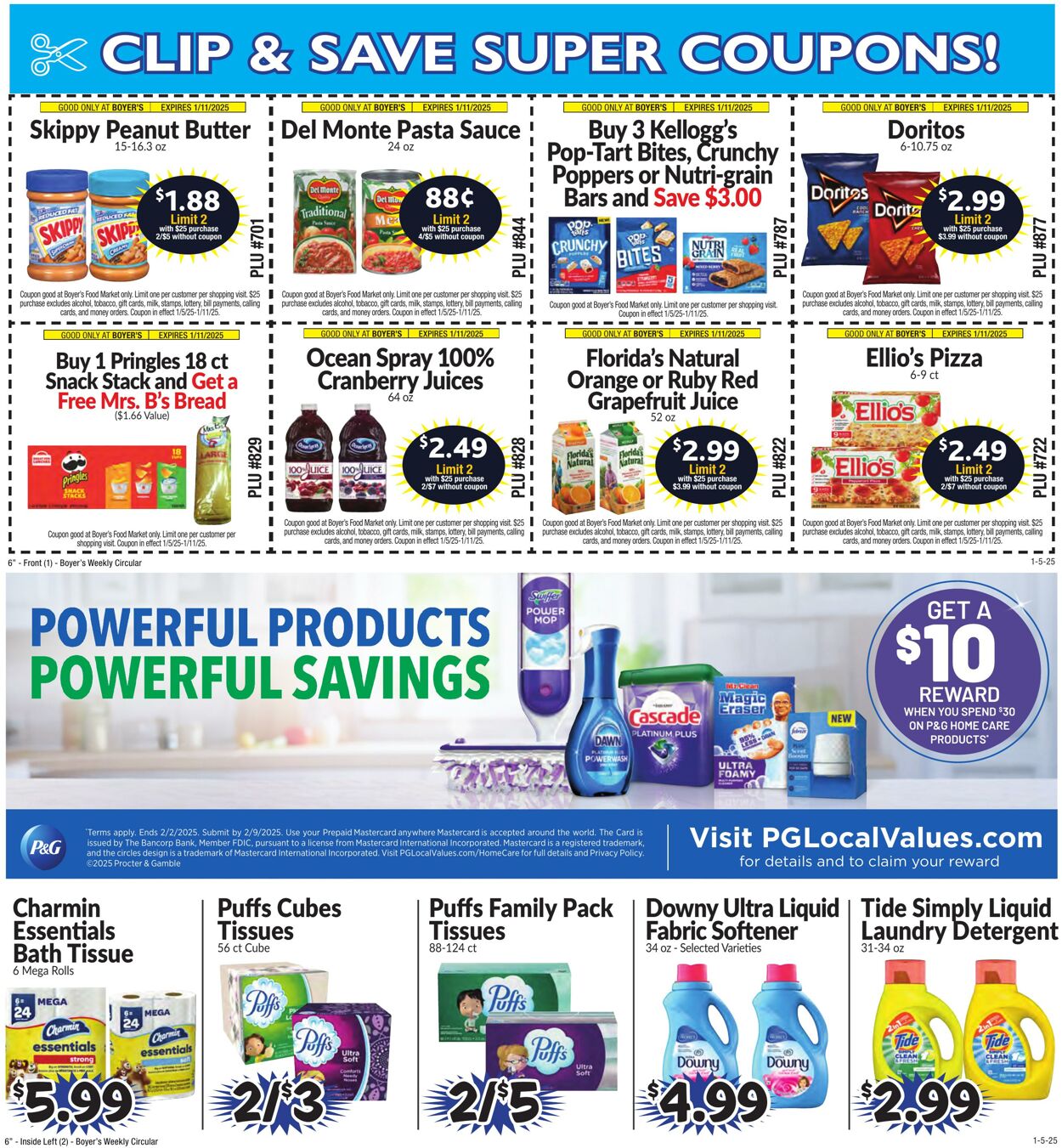 Boyer's Promotional weekly ads