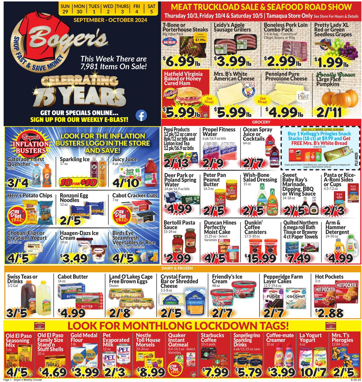 Weekly ad Boyer's 09/29/2024 - 10/05/2024