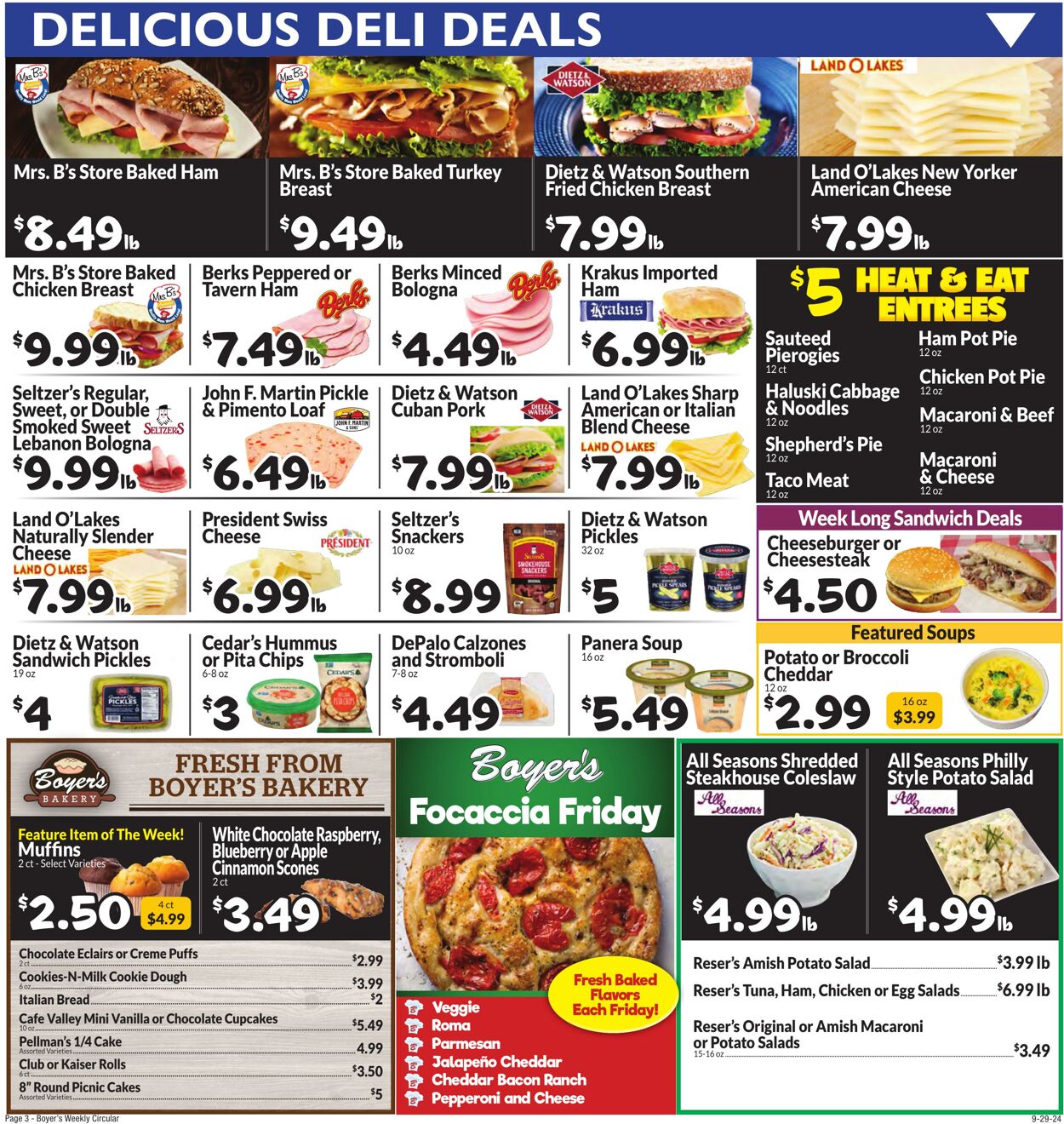 Weekly ad Boyer's 09/29/2024 - 10/05/2024