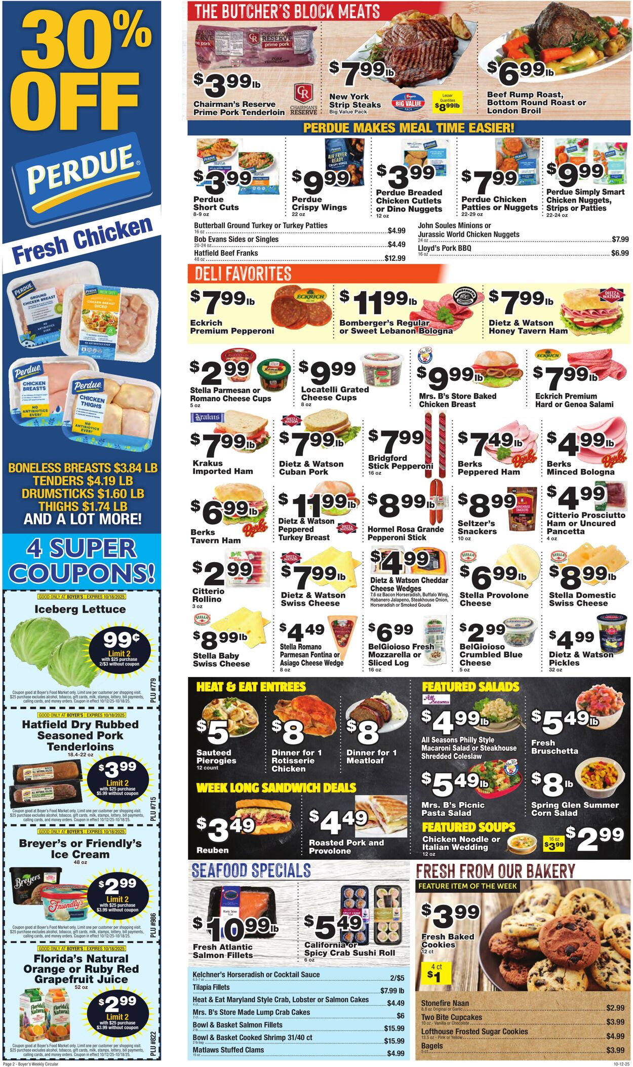 Weekly ad Boyer's 10/12/2025 - 10/18/2025