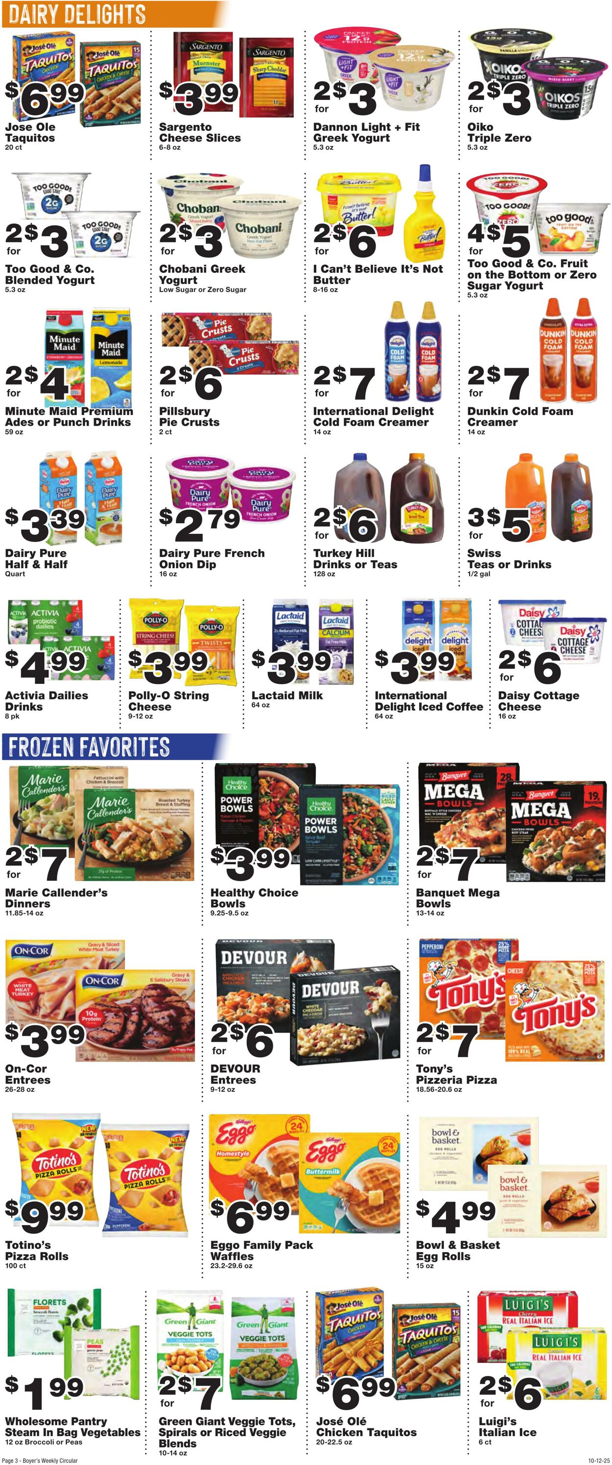 Weekly ad Boyer's 10/12/2025 - 10/18/2025