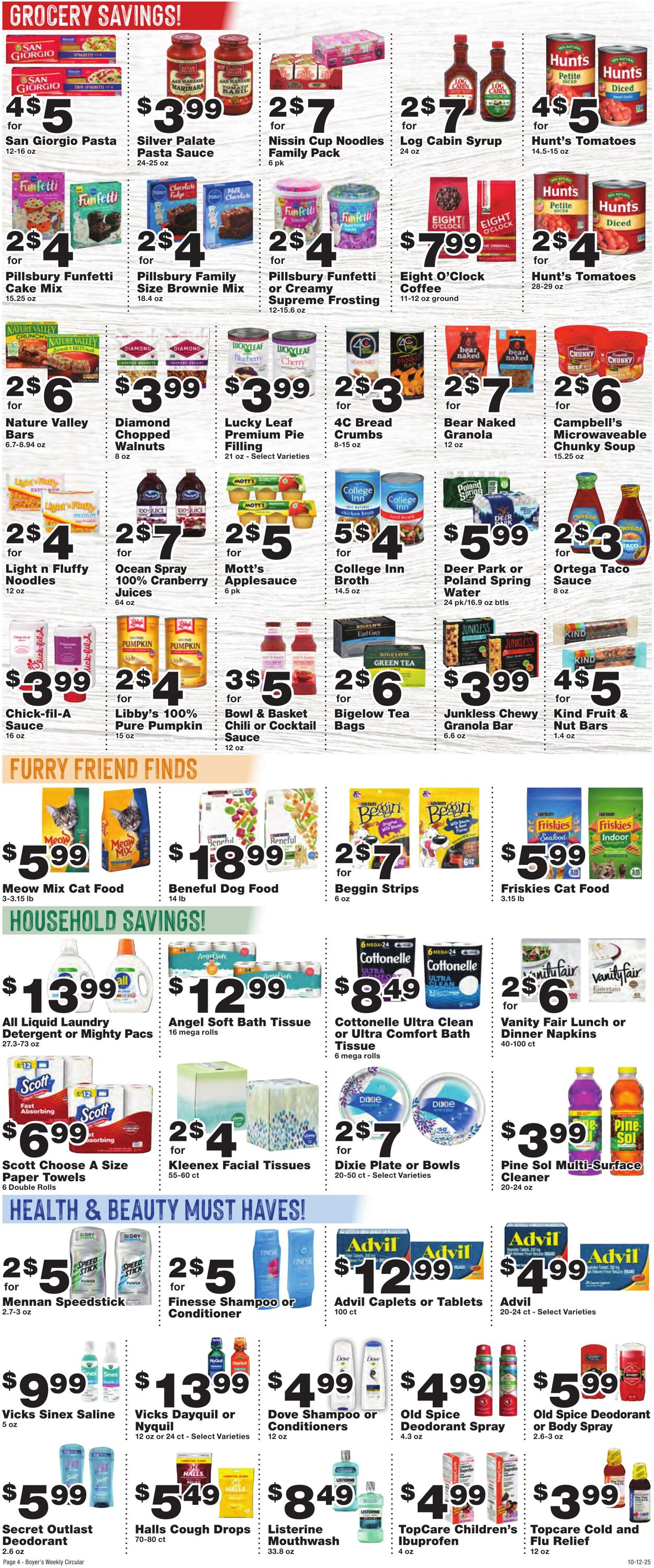 Weekly ad Boyer's 10/12/2025 - 10/18/2025