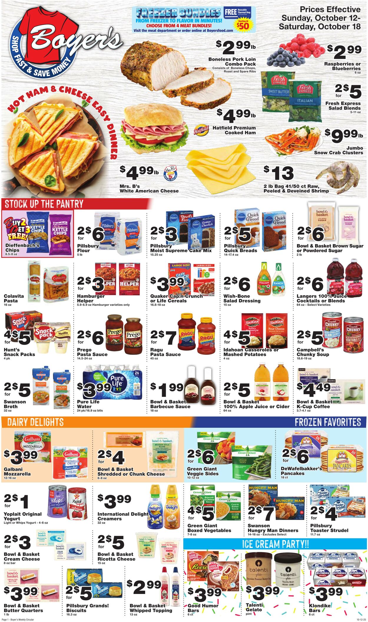 Weekly ad Boyer's 10/12/2025 - 10/18/2025
