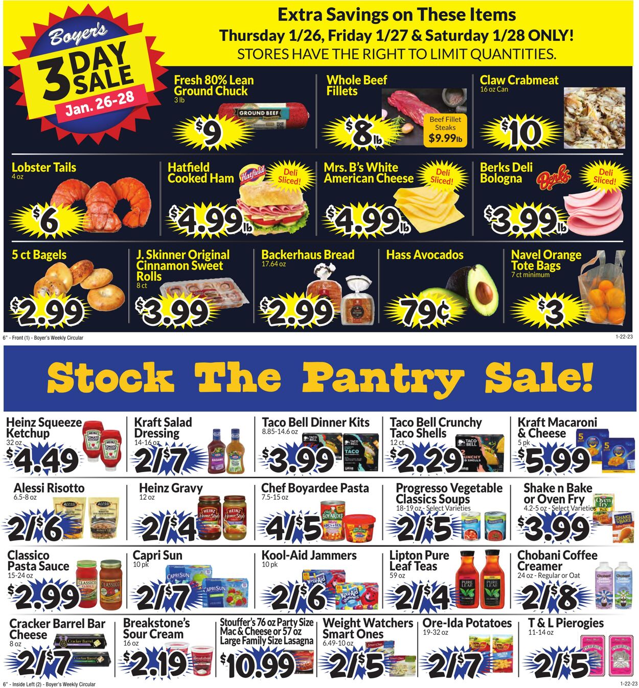 Boyer's Promotional weekly ads