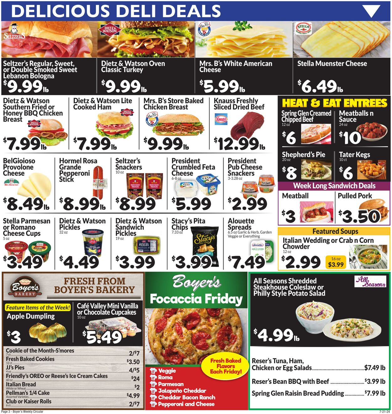 Weekly ad Boyer's 07/21/2024 - 07/27/2024