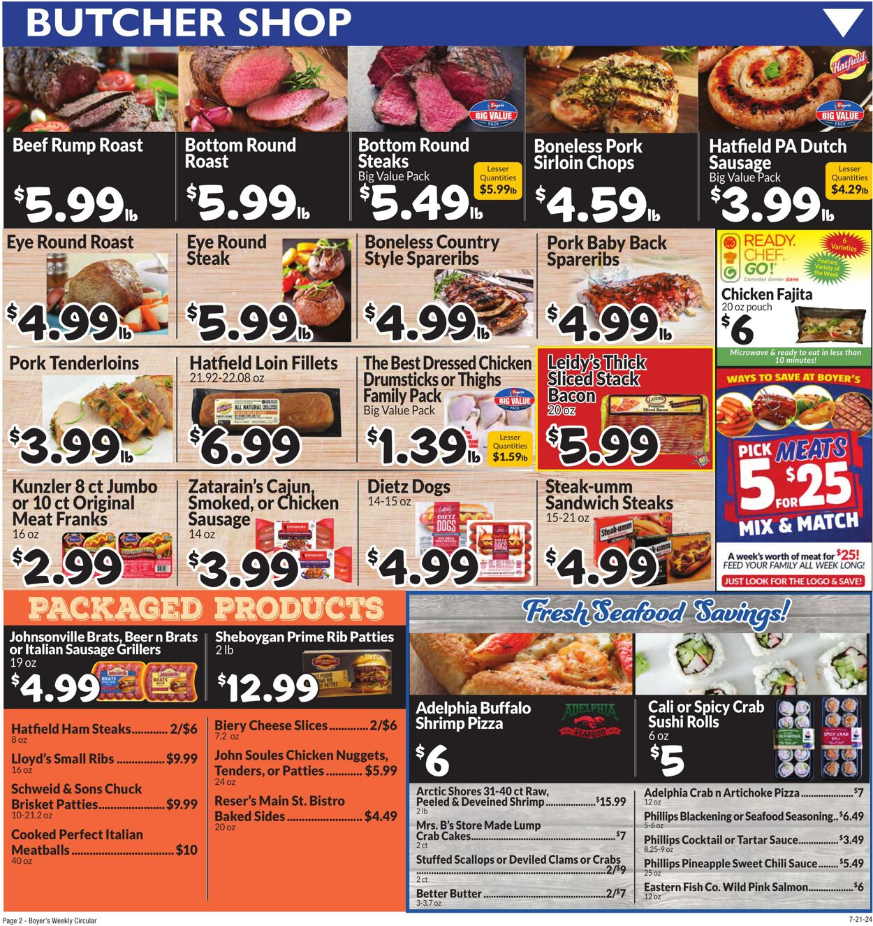 Weekly ad Boyer's 07/21/2024 - 07/27/2024