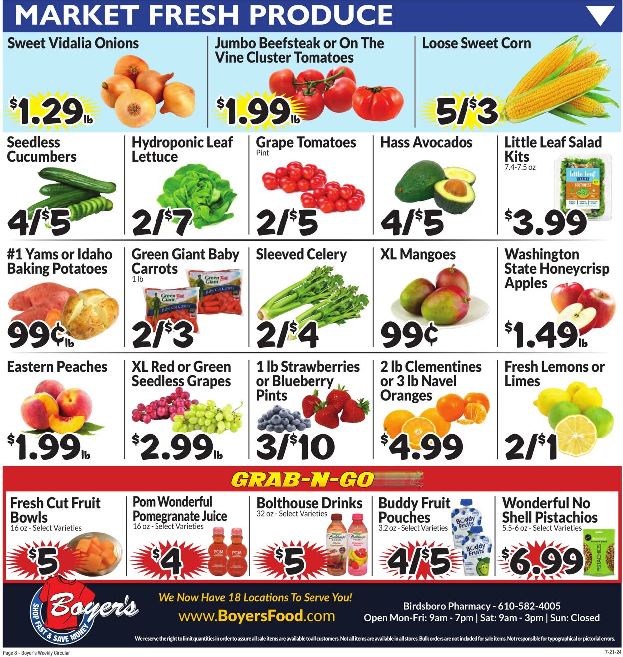 Weekly ad Boyer's 07/21/2024 - 07/27/2024