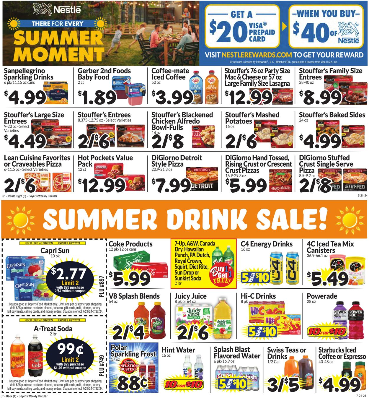 Weekly ad Boyer's 07/21/2024 - 07/27/2024