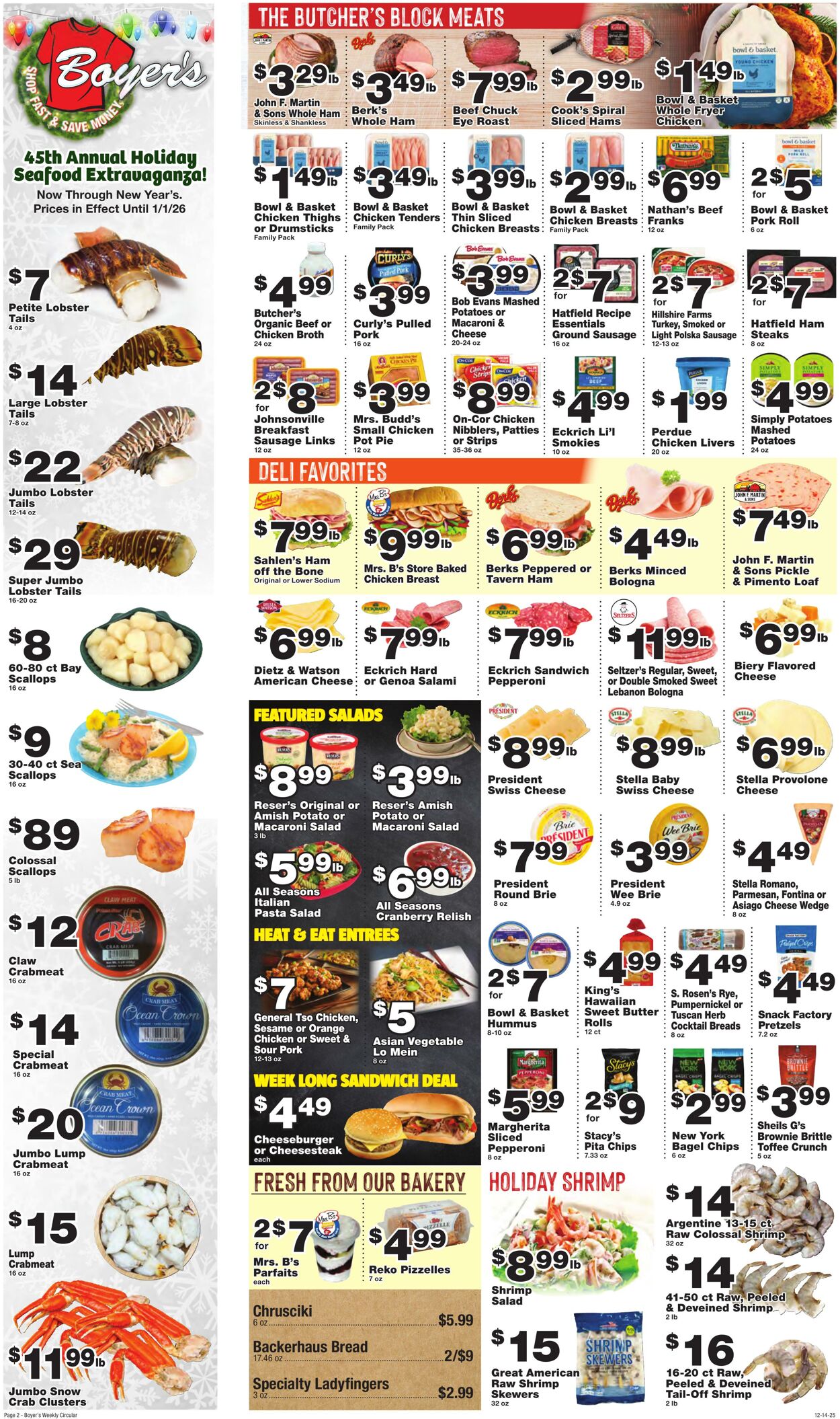 Weekly ad Boyer's 12/14/2025 - 12/20/2025