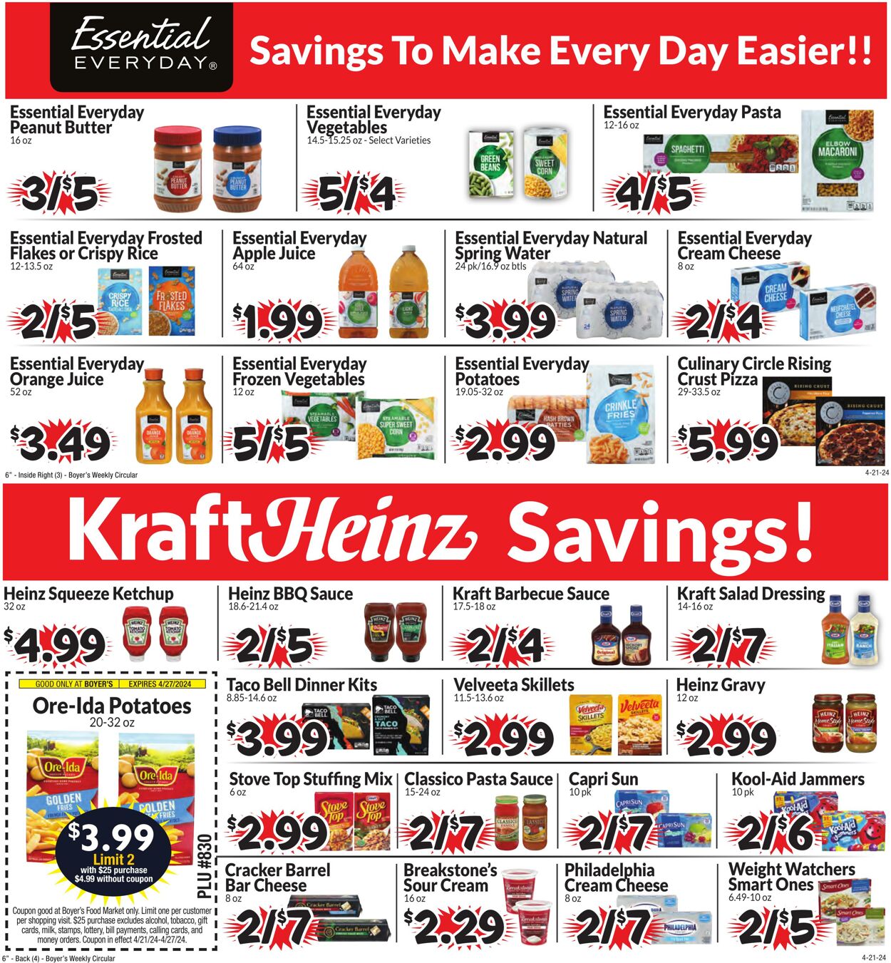 Weekly ad Boyer's 04/21/2024 - 04/27/2024