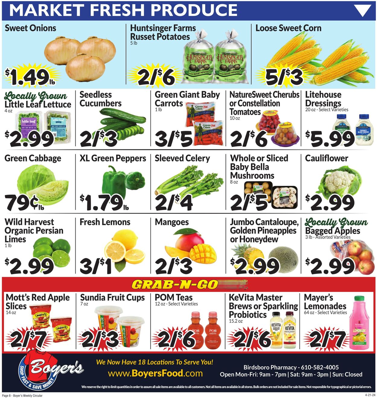 Weekly ad Boyer's 04/21/2024 - 04/27/2024