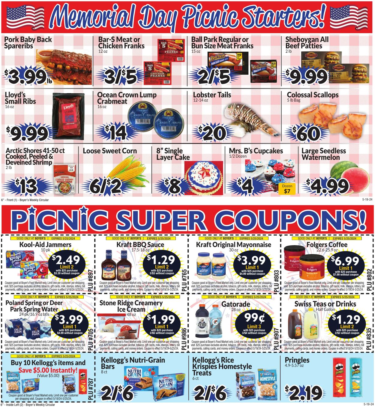 Weekly ad Boyer's 05/19/2024 - 05/25/2024
