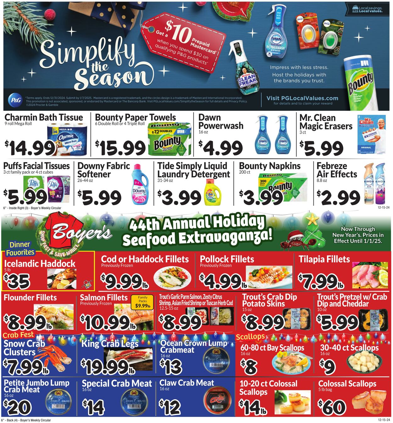 Weekly ad Boyer's 12/15/2024 - 12/21/2024