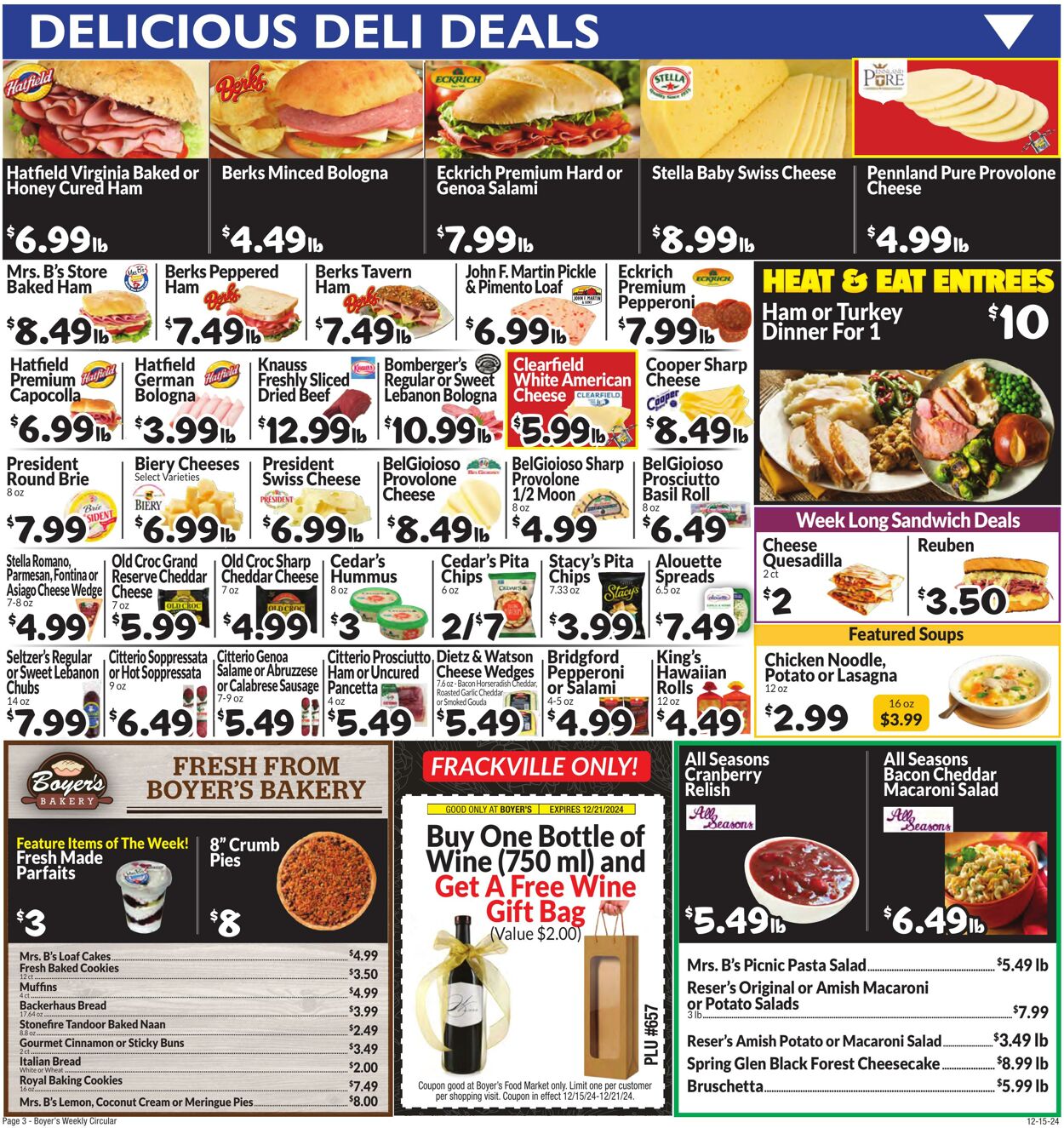 Weekly ad Boyer's 12/15/2024 - 12/21/2024