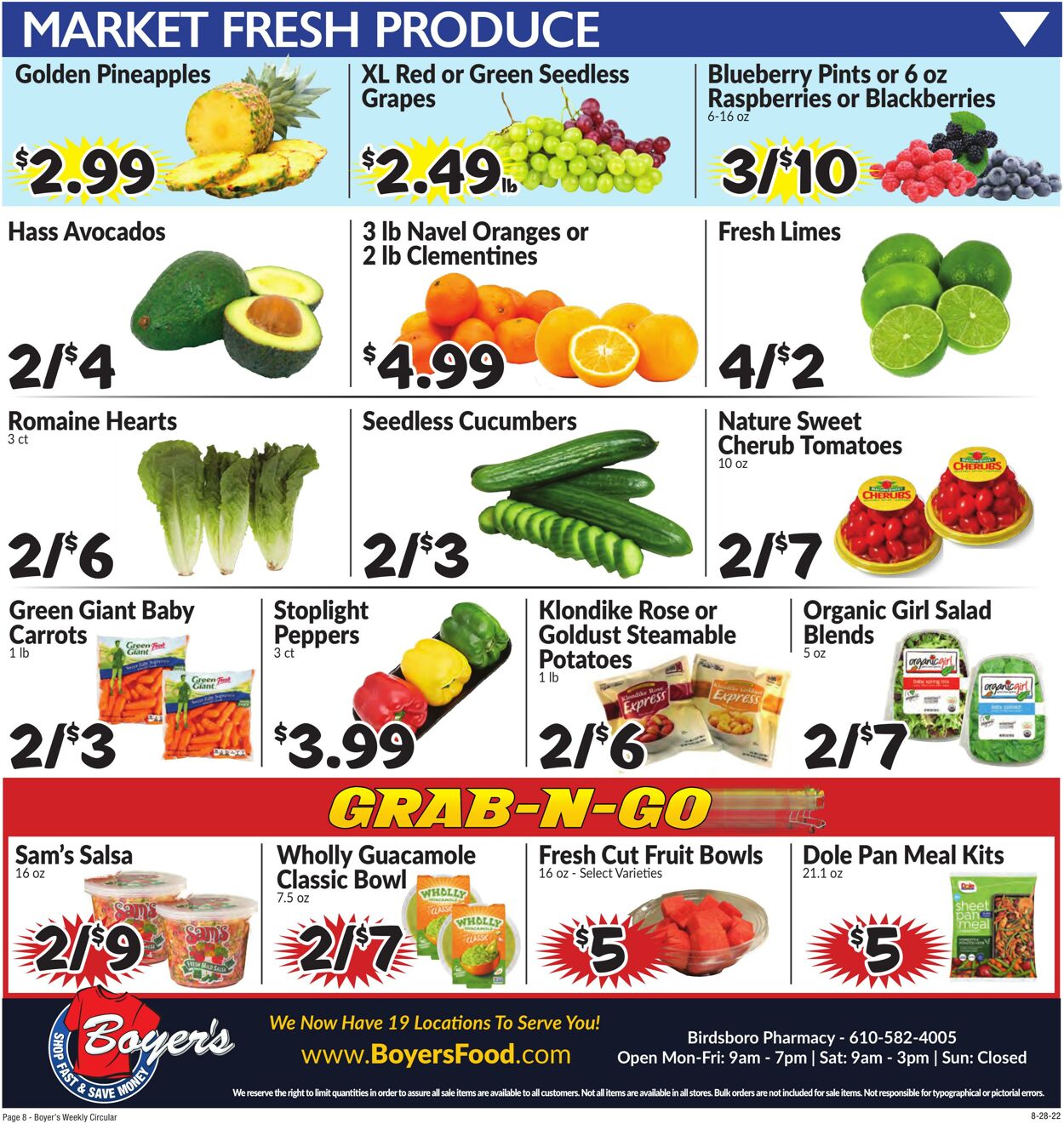 Weekly ad Boyer's 08/28/2022 - 09/03/2022