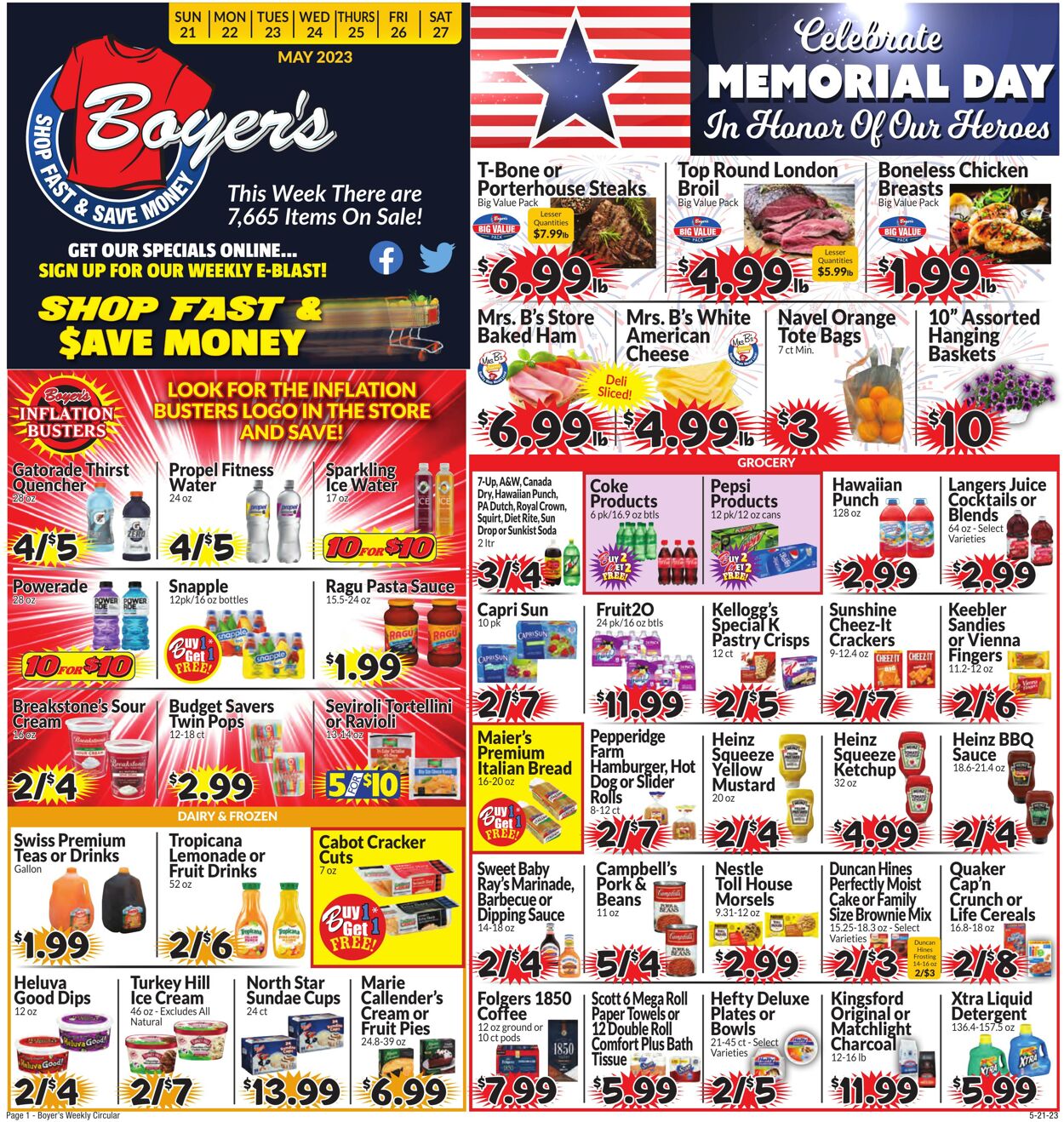 Weekly ad Boyer's 05/21/2023 - 05/27/2023