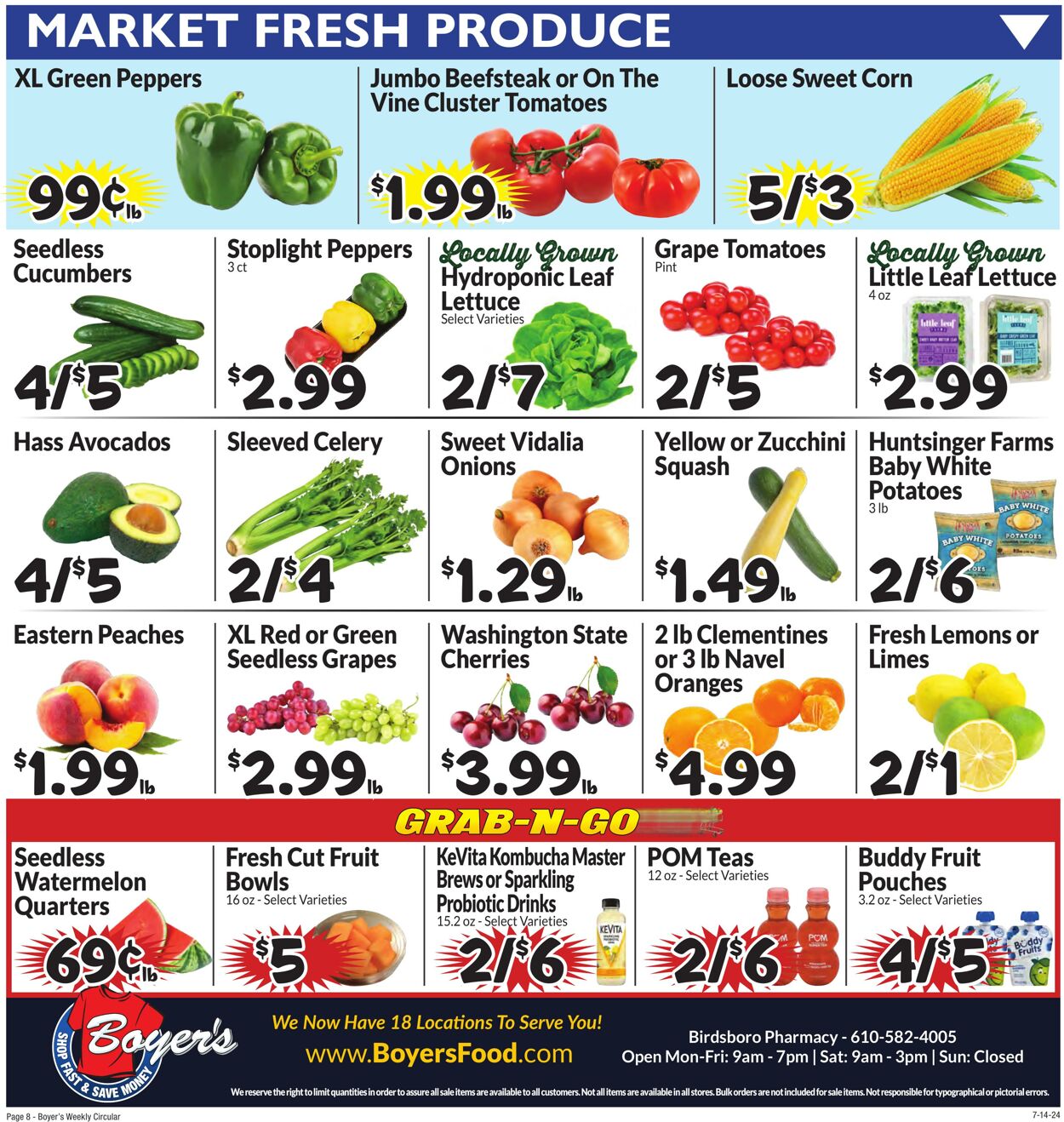 Weekly ad Boyer's 07/14/2024 - 07/20/2024