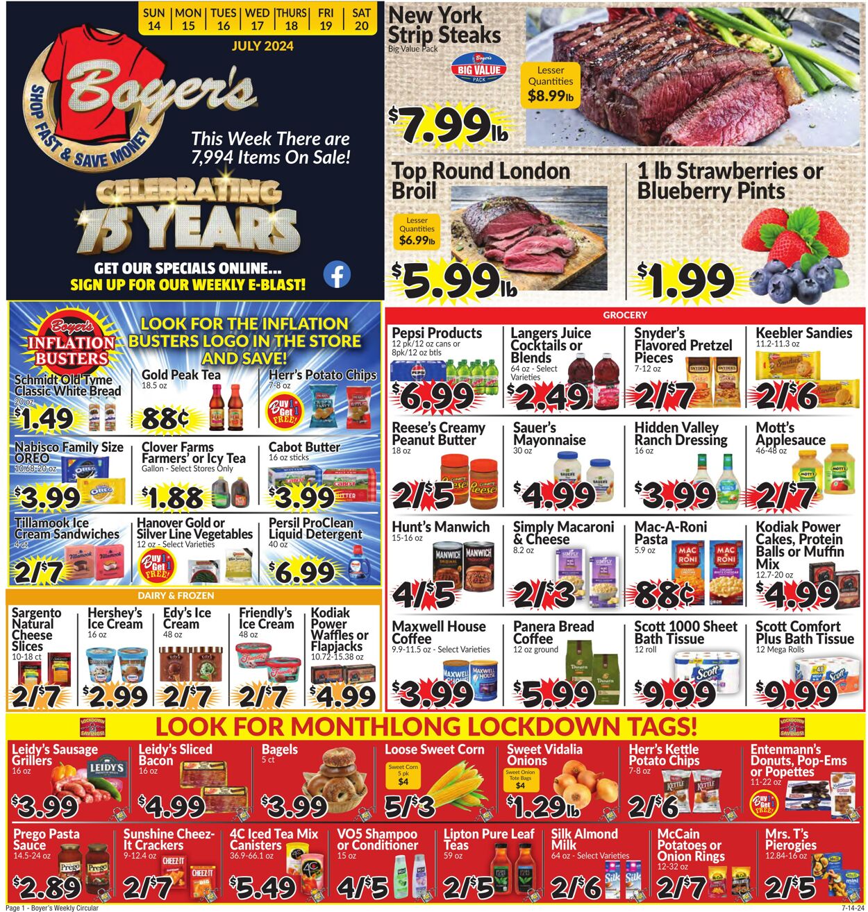 Weekly ad Boyer's 07/14/2024 - 07/20/2024