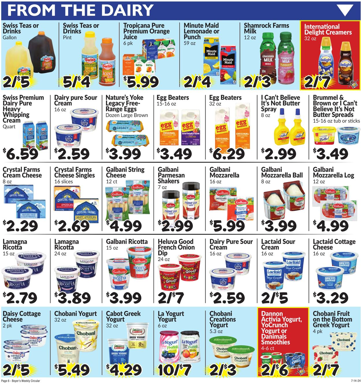 Weekly ad Boyer's 07/14/2024 - 07/20/2024