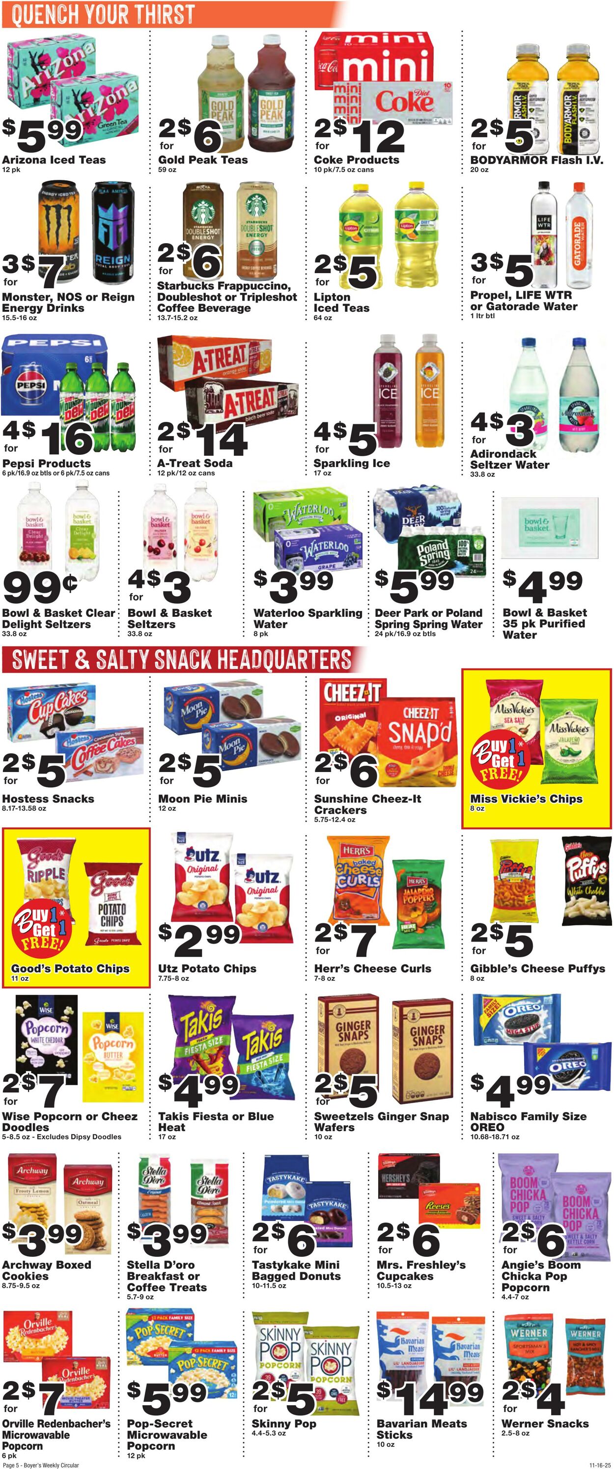 Weekly ad Boyer's 11/16/2025 - 11/22/2025