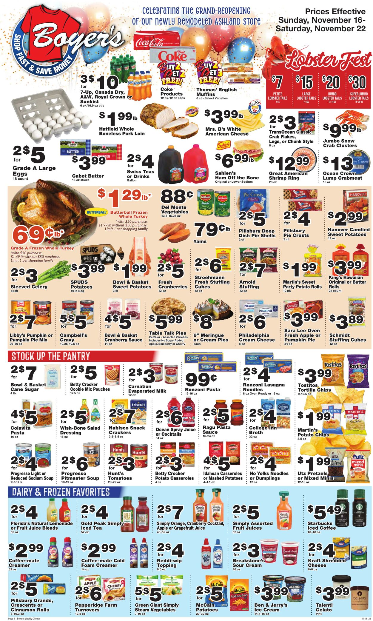 Weekly ad Boyer's 11/16/2025 - 11/22/2025