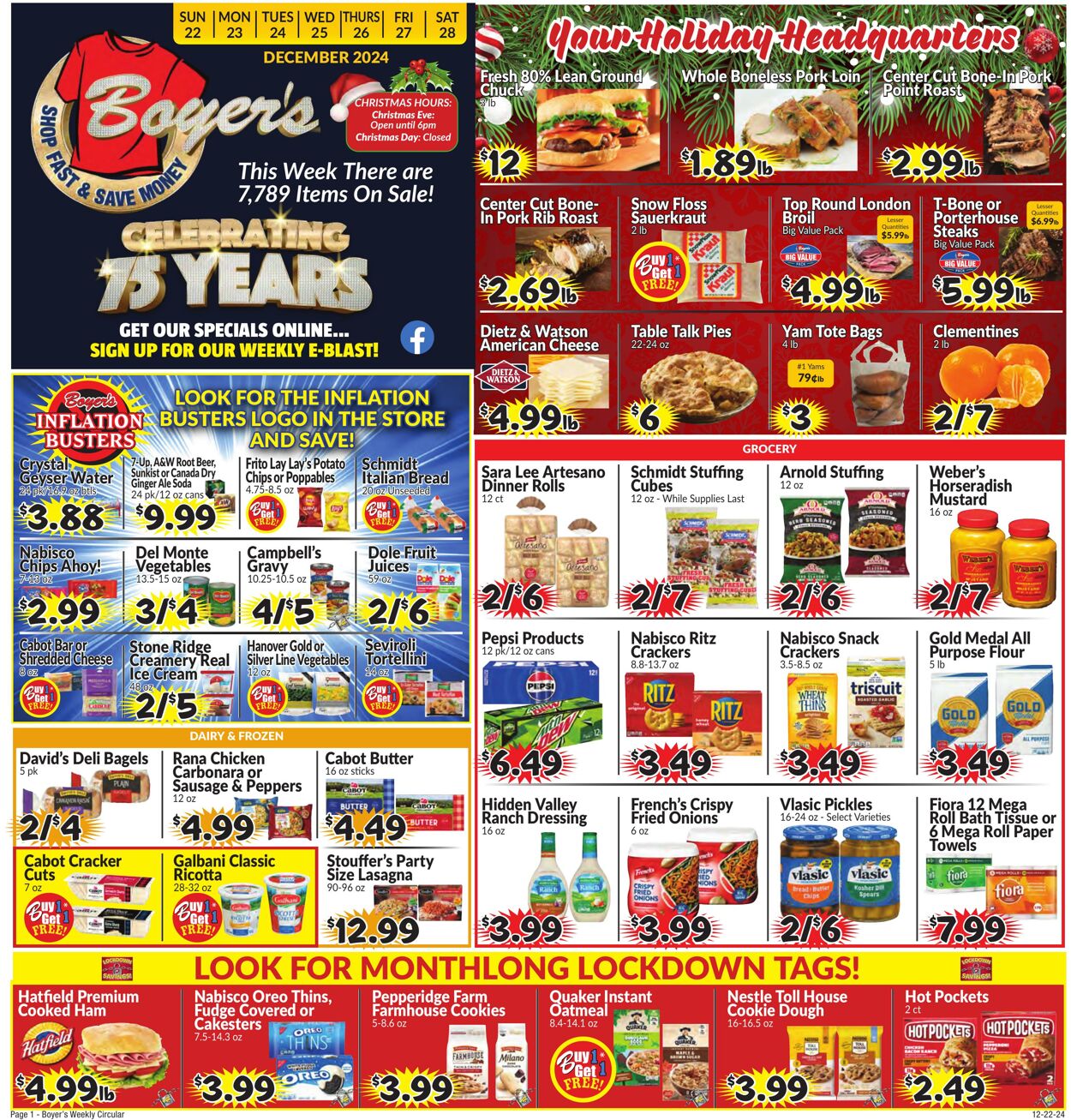 Weekly ad Boyer's 12/22/2024 - 12/28/2024