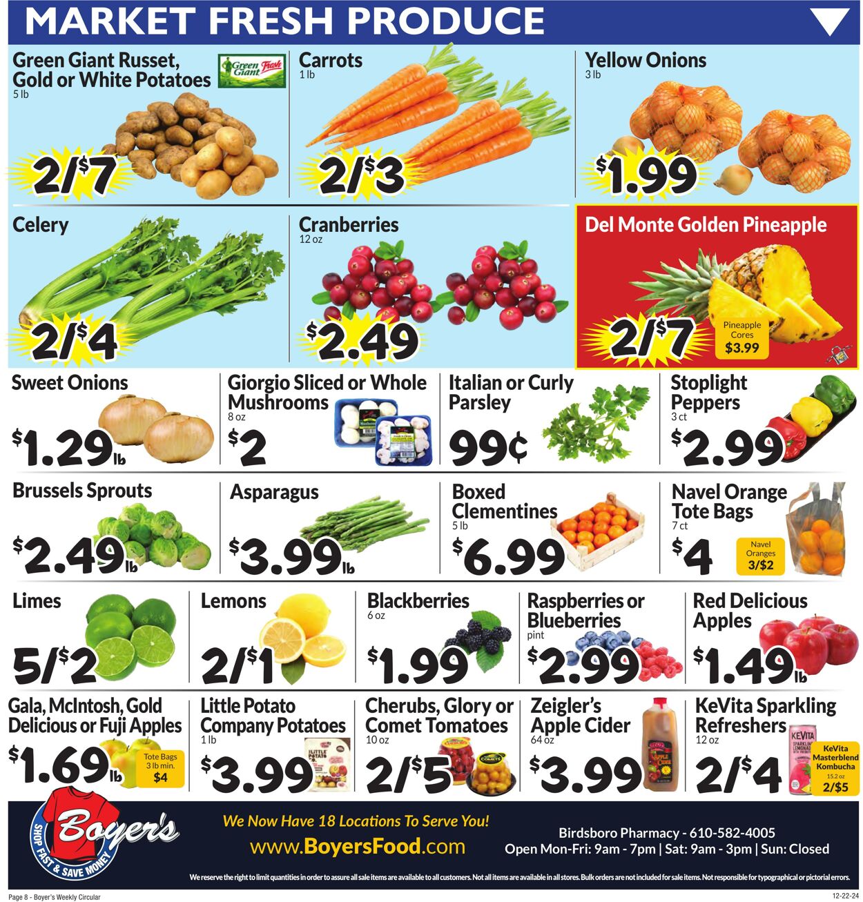 Weekly ad Boyer's 12/22/2024 - 12/28/2024