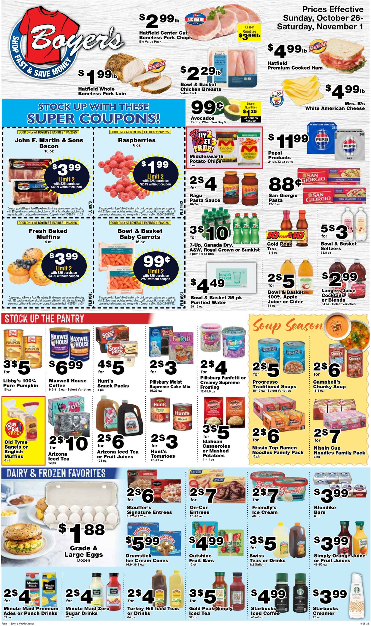 Weekly ad Boyer's 10/26/2025 - 11/01/2025
